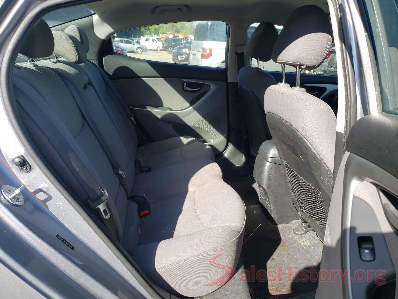 5NPDH4AE4GH796129 2016 HYUNDAI ELANTRA