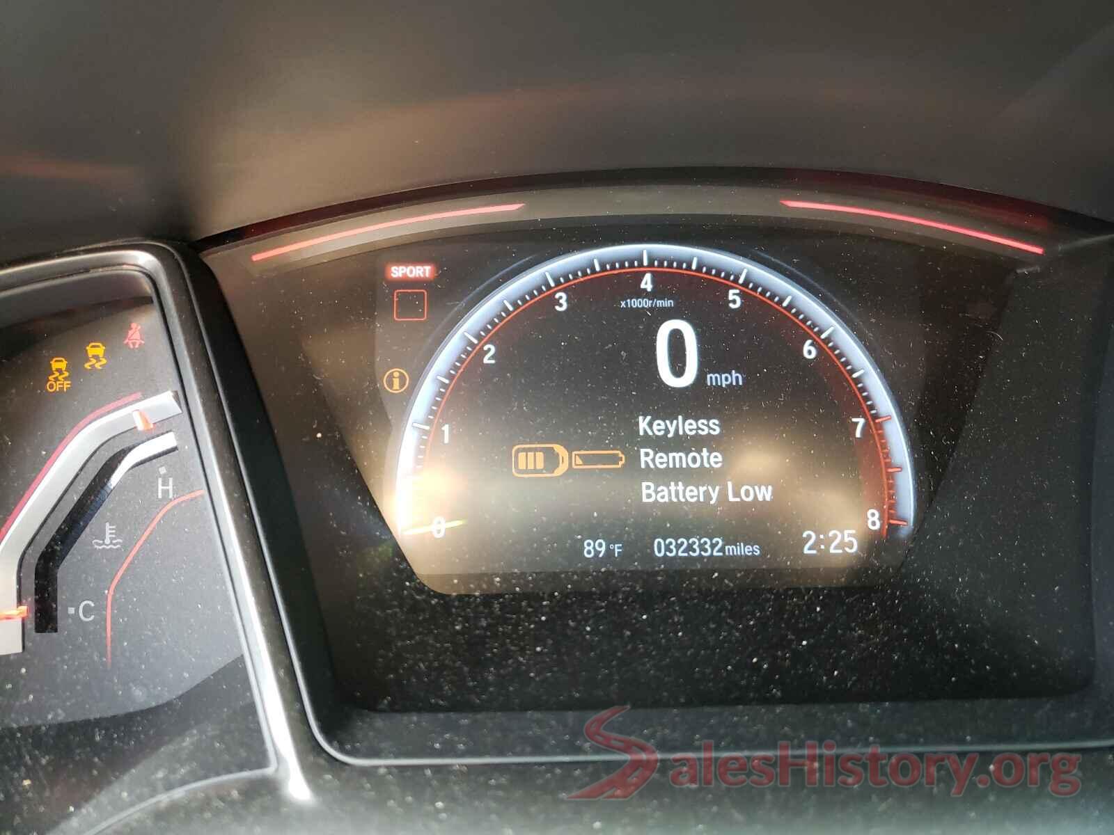 SHHFK8G7XJU203257 2018 HONDA CIVIC