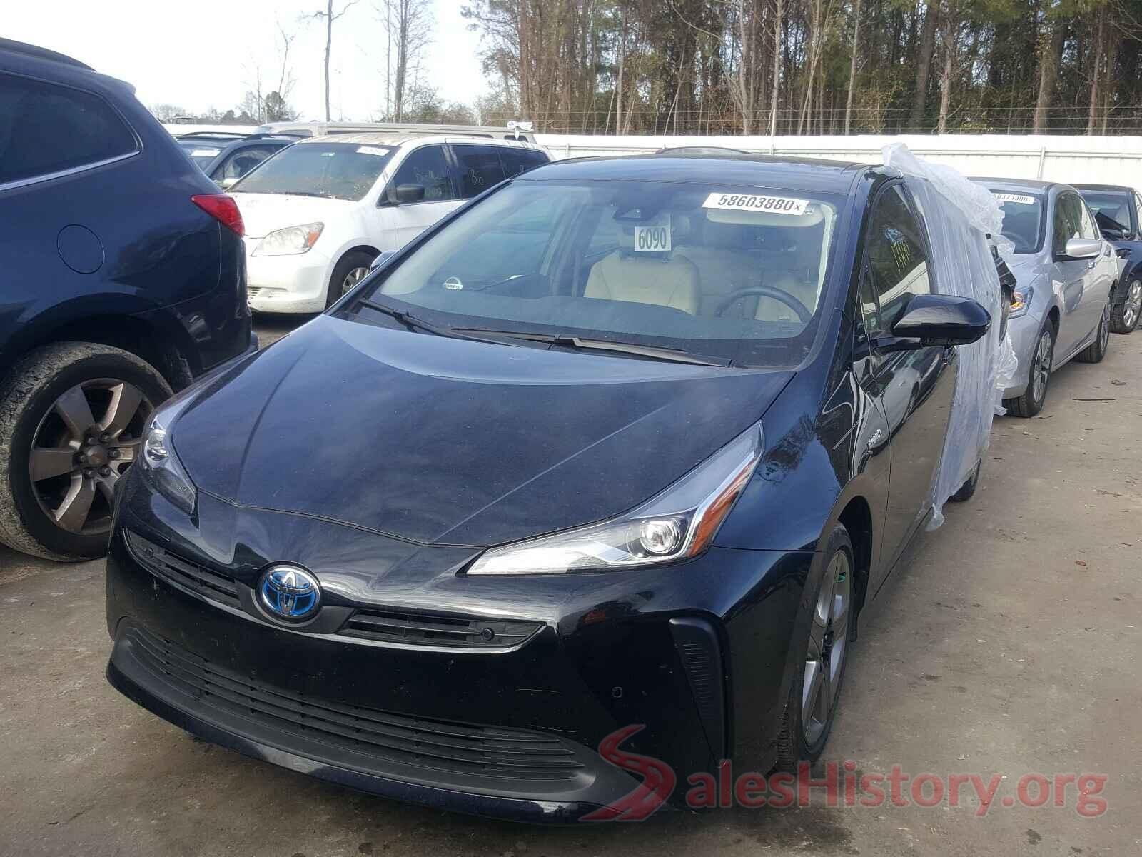 JTDKARFUXK3083023 2019 TOYOTA PRIUS