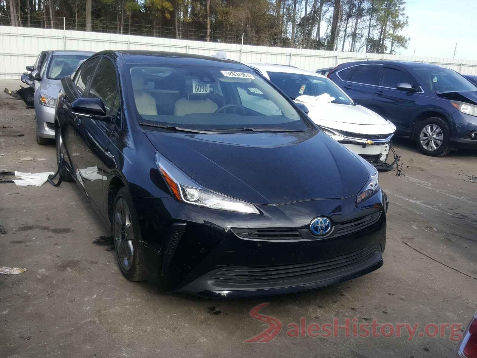 JTDKARFUXK3083023 2019 TOYOTA PRIUS