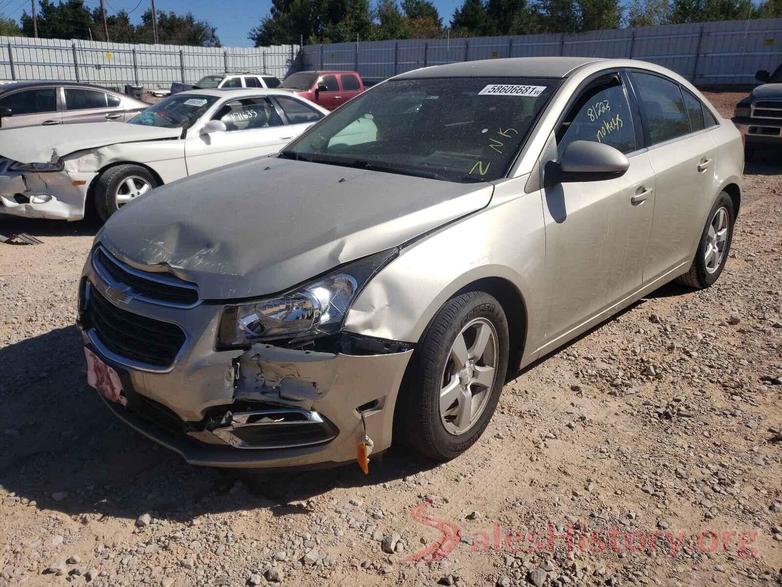 1G1PE5SB7G7185332 2016 CHEVROLET CRUZE