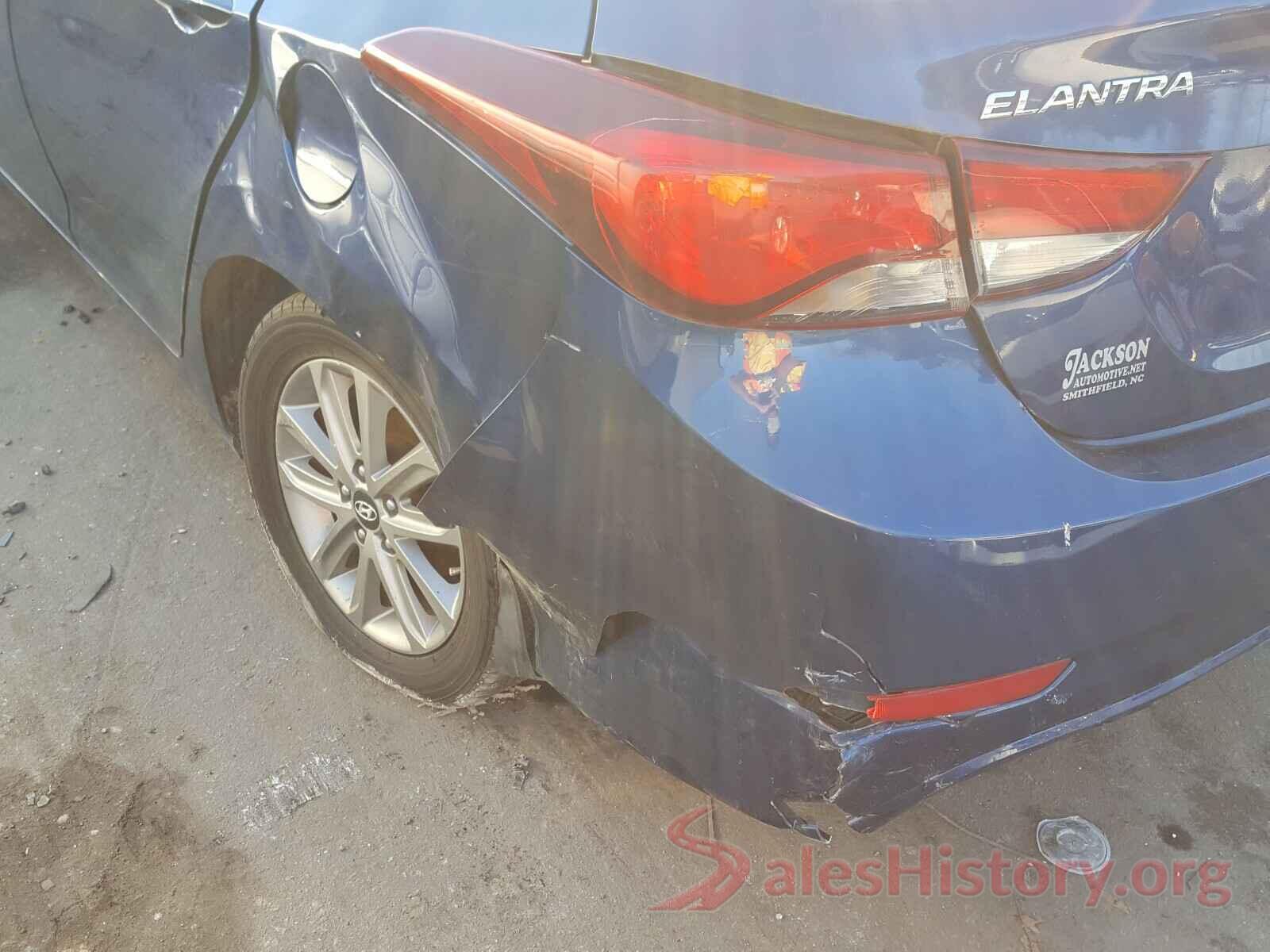 5NPDH4AE6GH655983 2016 HYUNDAI ELANTRA