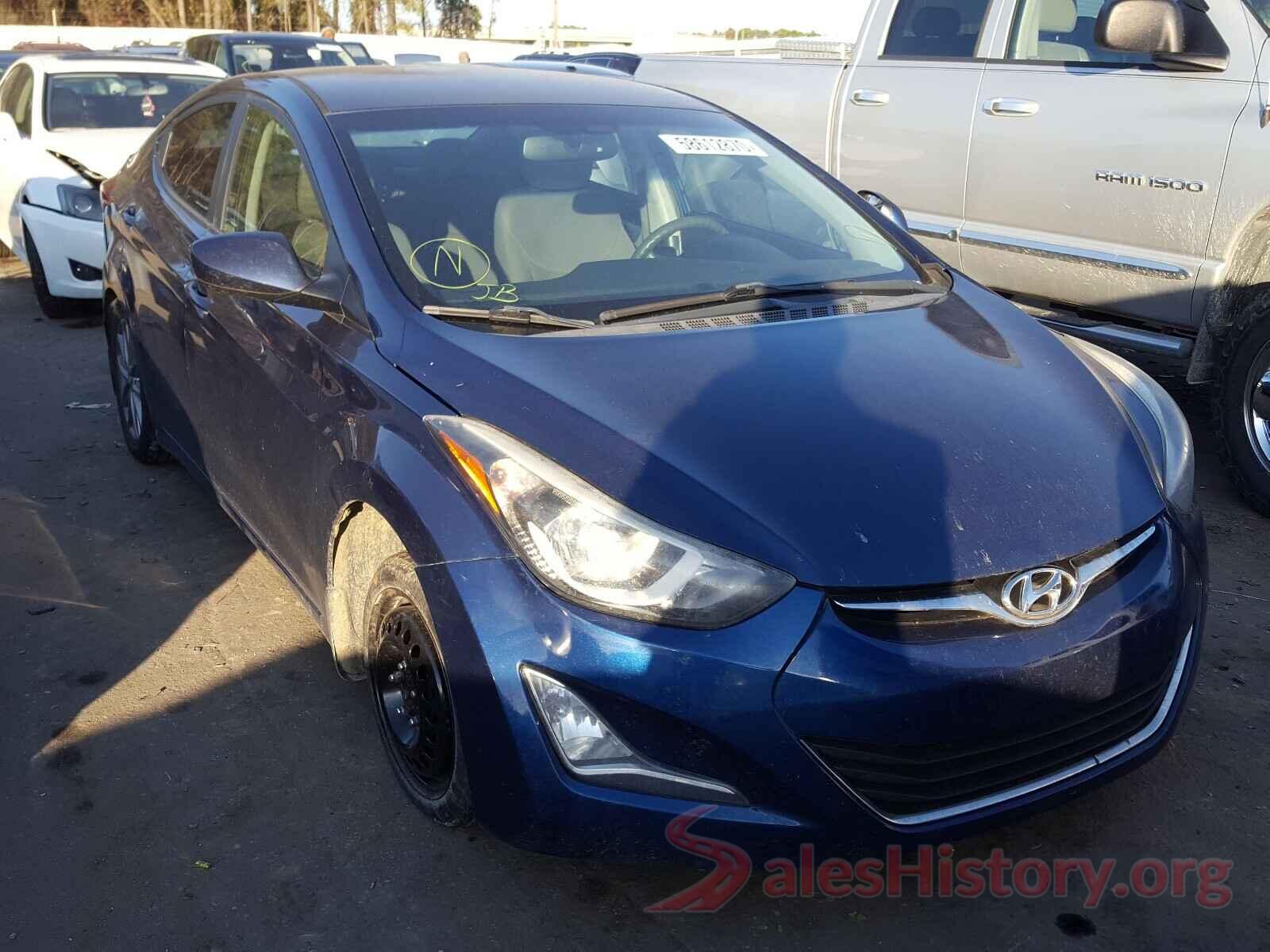 5NPDH4AE6GH655983 2016 HYUNDAI ELANTRA