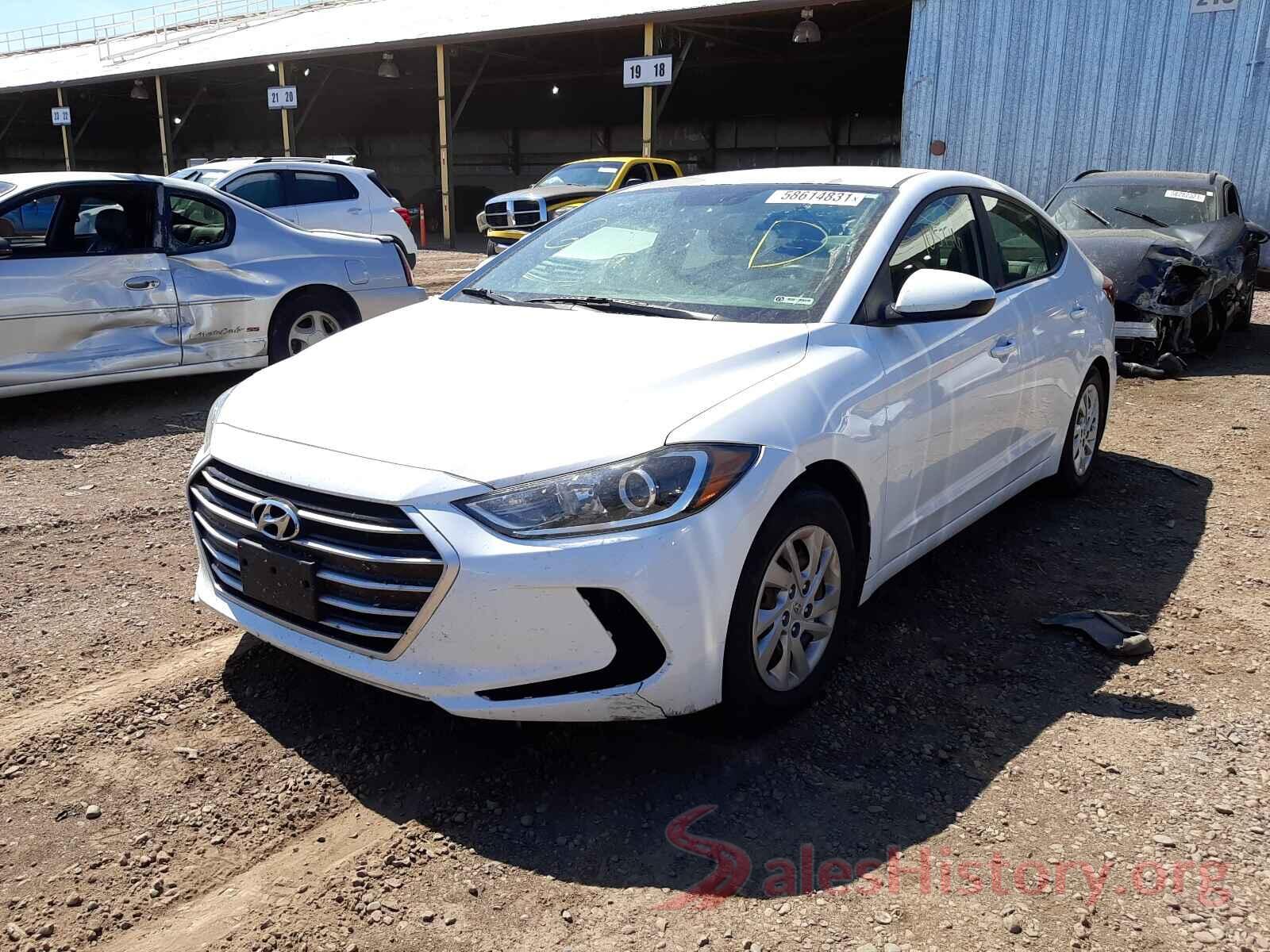 5NPD74LF7HH163876 2017 HYUNDAI ELANTRA