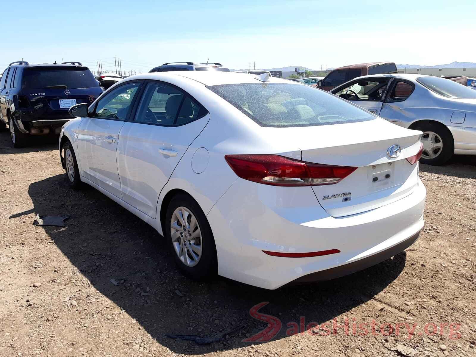 5NPD74LF7HH163876 2017 HYUNDAI ELANTRA