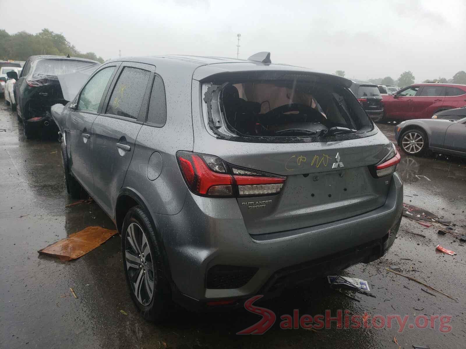 JA4AR3AU7LU023974 2020 MITSUBISHI OUTLANDER