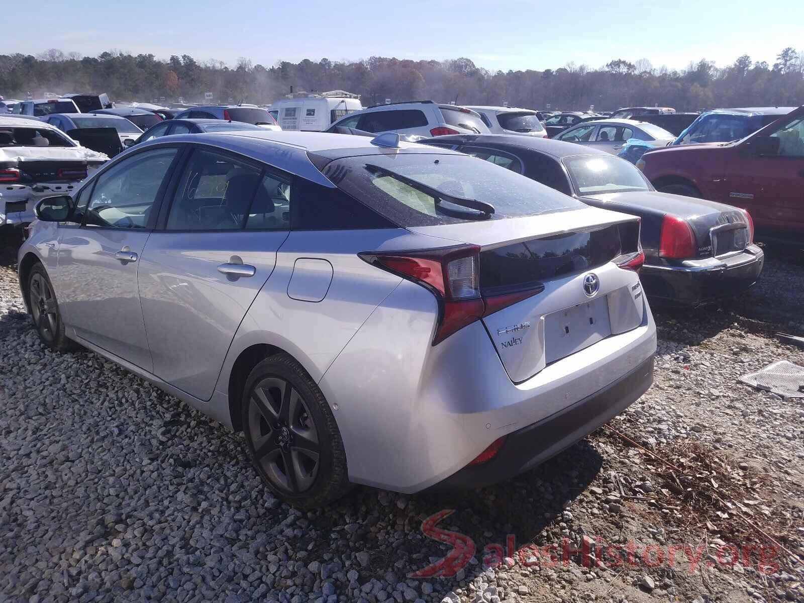 JTDKARFU9K3082798 2019 TOYOTA PRIUS