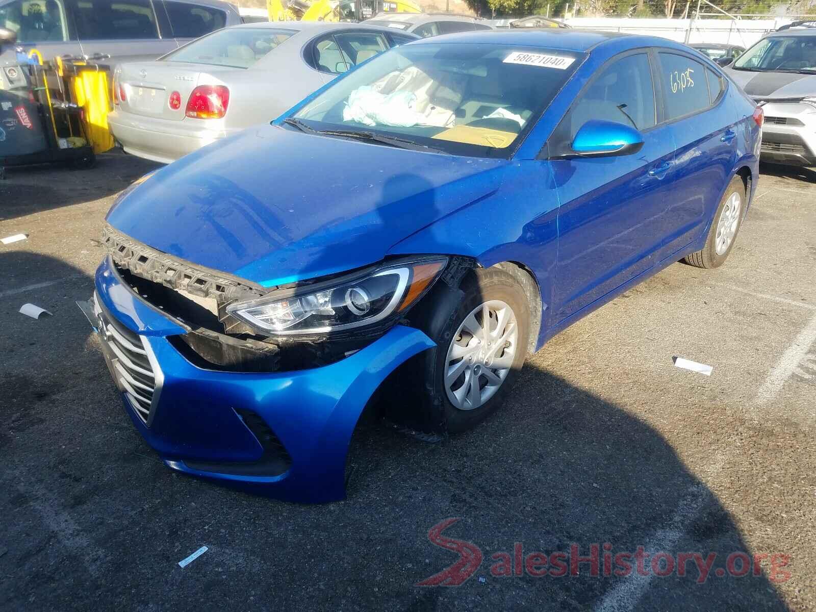 5NPD74LF7HH192116 2017 HYUNDAI ELANTRA