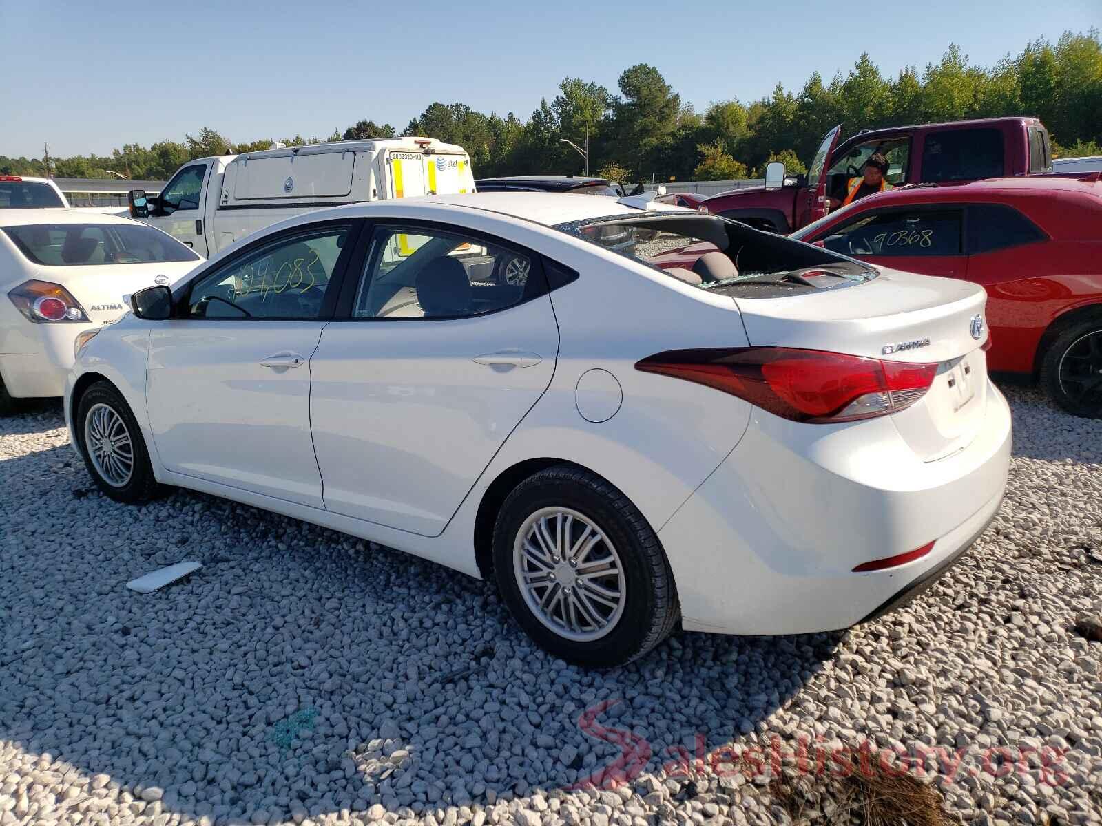 5NPDH4AE3GH781427 2016 HYUNDAI ELANTRA