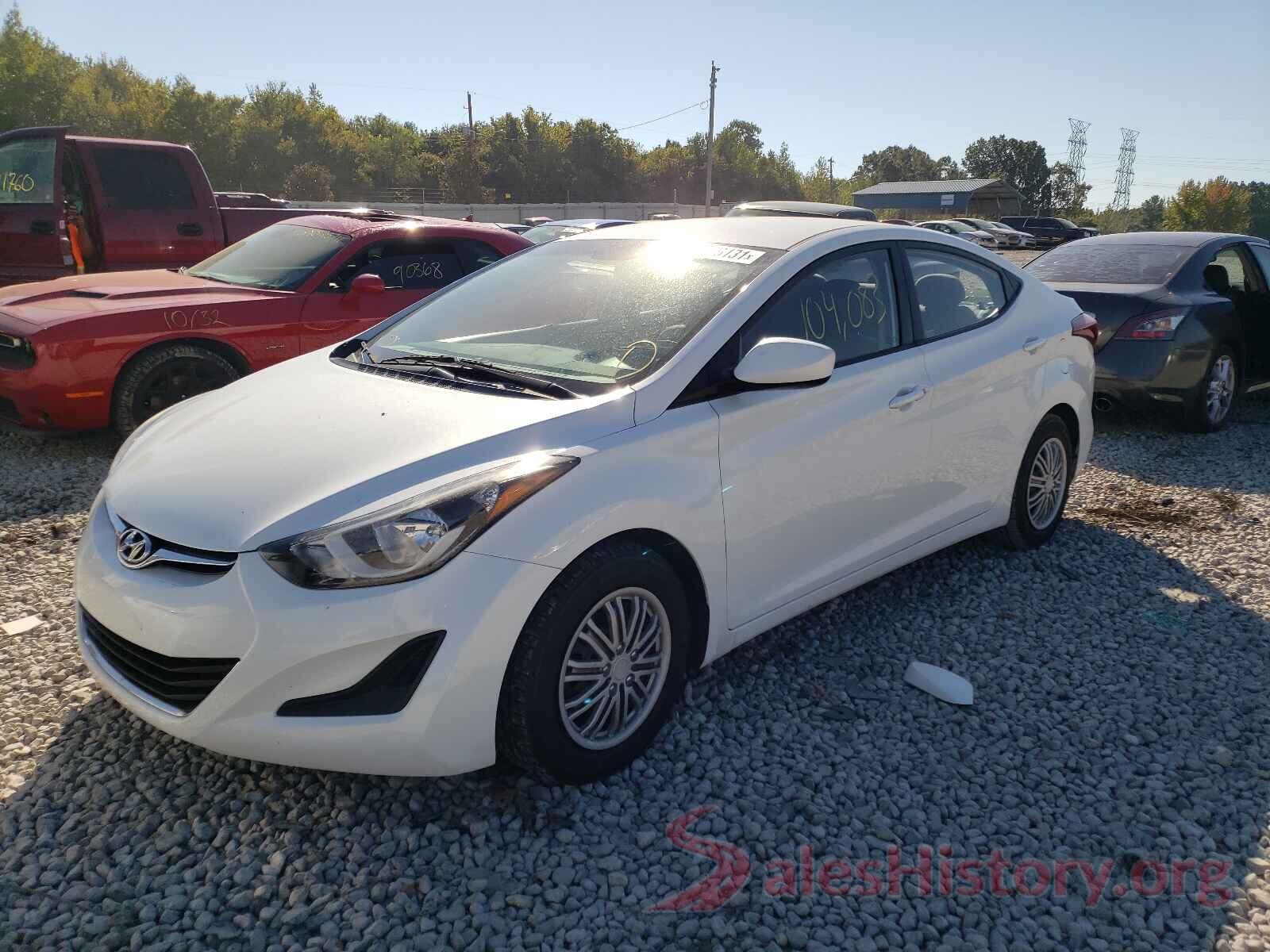 5NPDH4AE3GH781427 2016 HYUNDAI ELANTRA