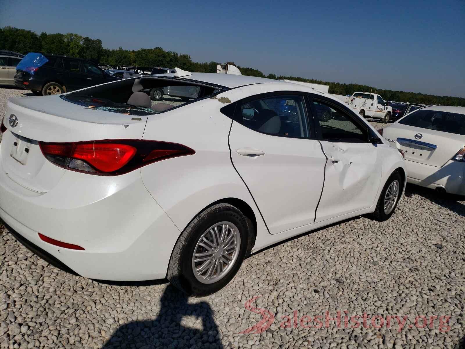 5NPDH4AE3GH781427 2016 HYUNDAI ELANTRA