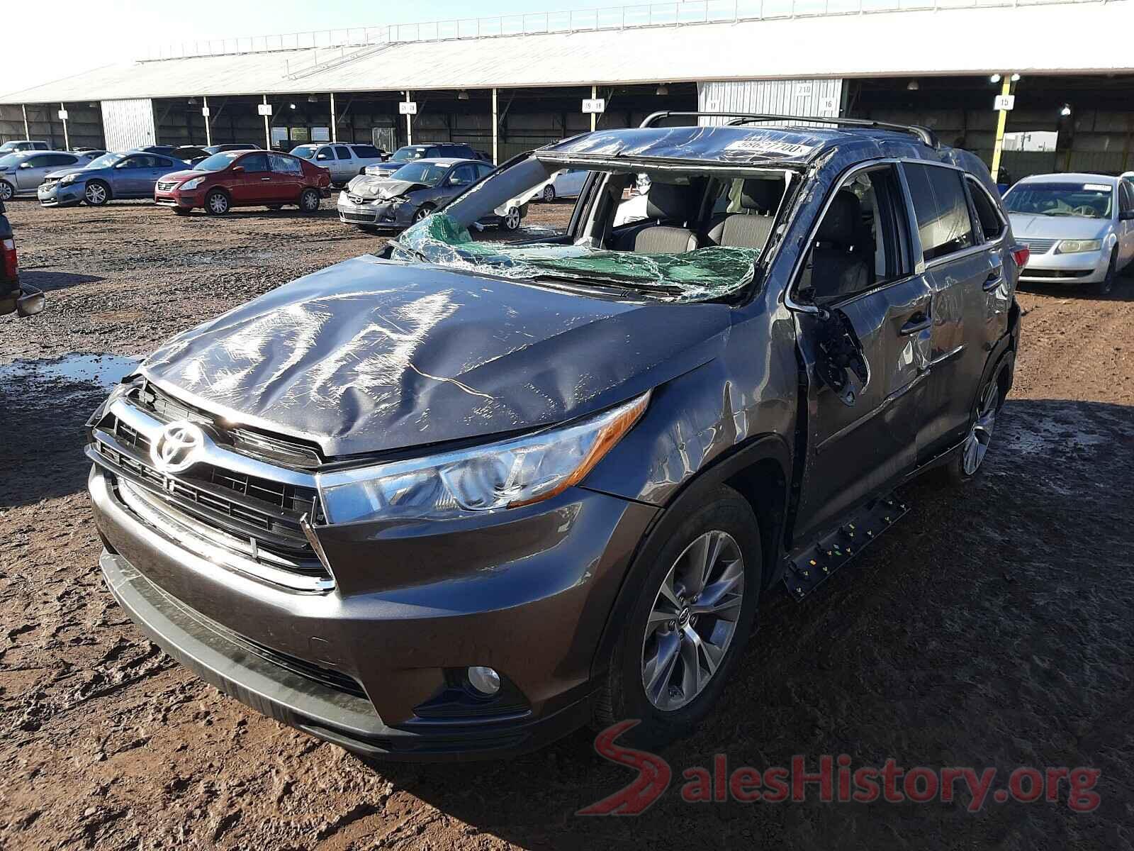 5TDZKRFH1GS169387 2016 TOYOTA HIGHLANDER