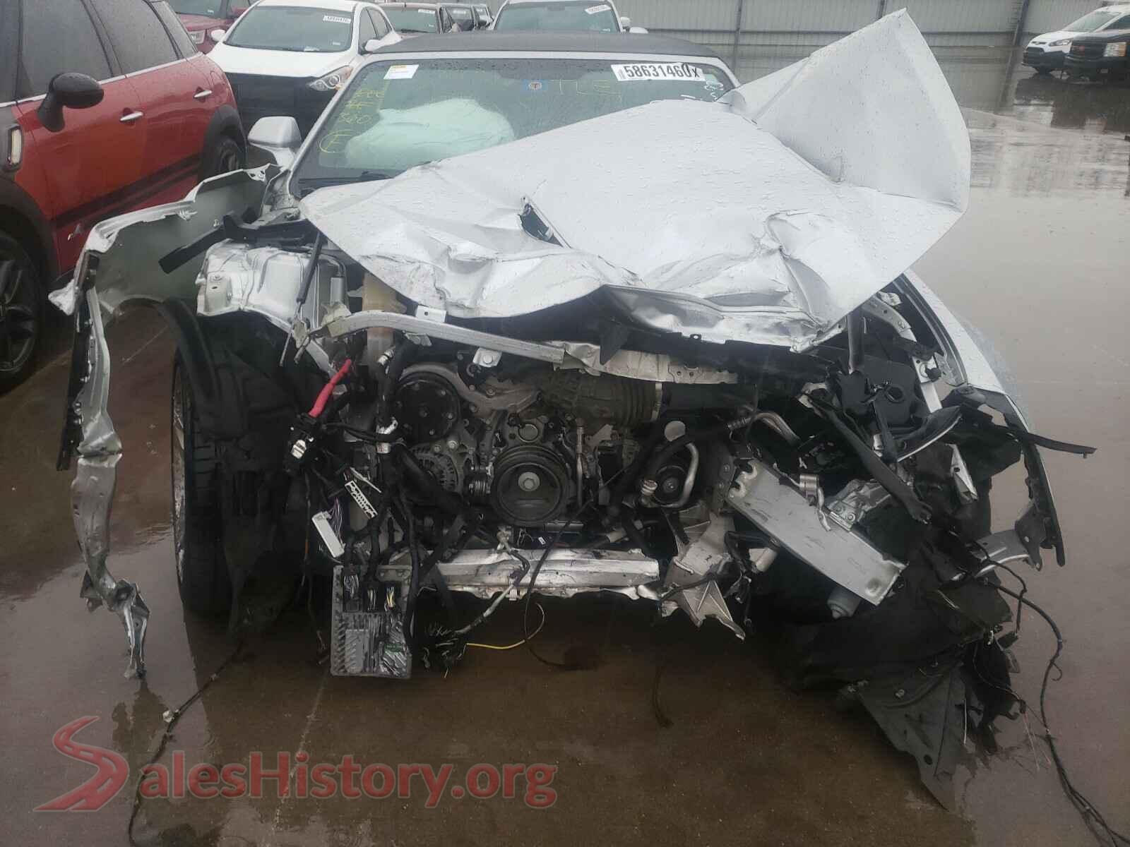 2017 CHEVROLET CAMARO VIN 1G1FF3D74H0143412, engine bay