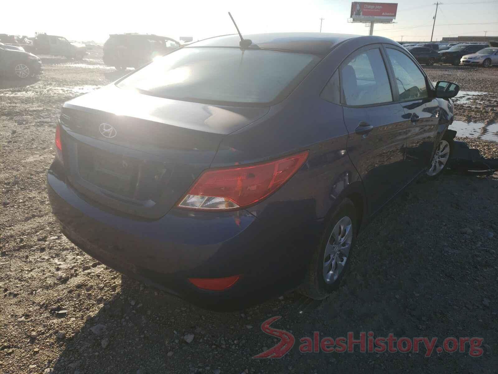 KMHCT4AE9GU043790 2016 HYUNDAI ACCENT