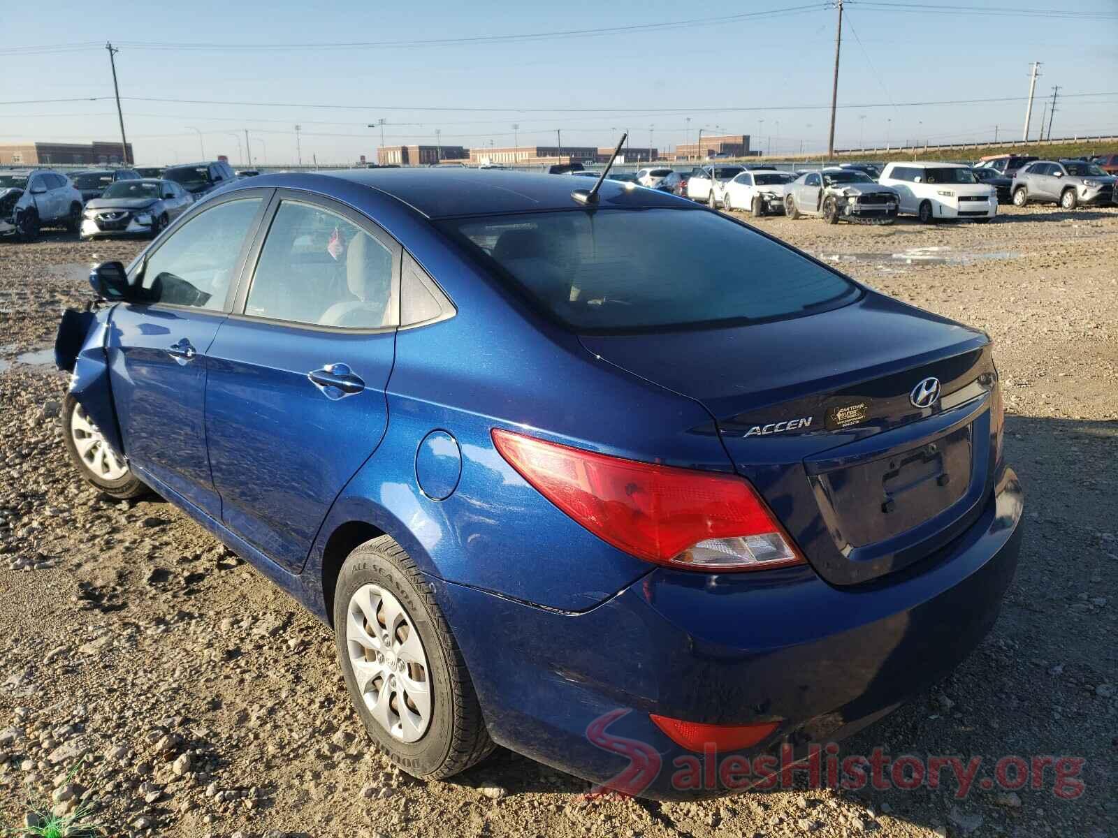 KMHCT4AE9GU043790 2016 HYUNDAI ACCENT