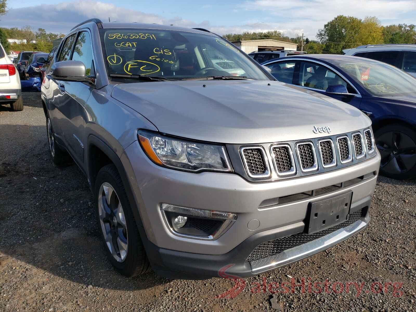 3C4NJDCB4KT753642 2019 JEEP COMPASS