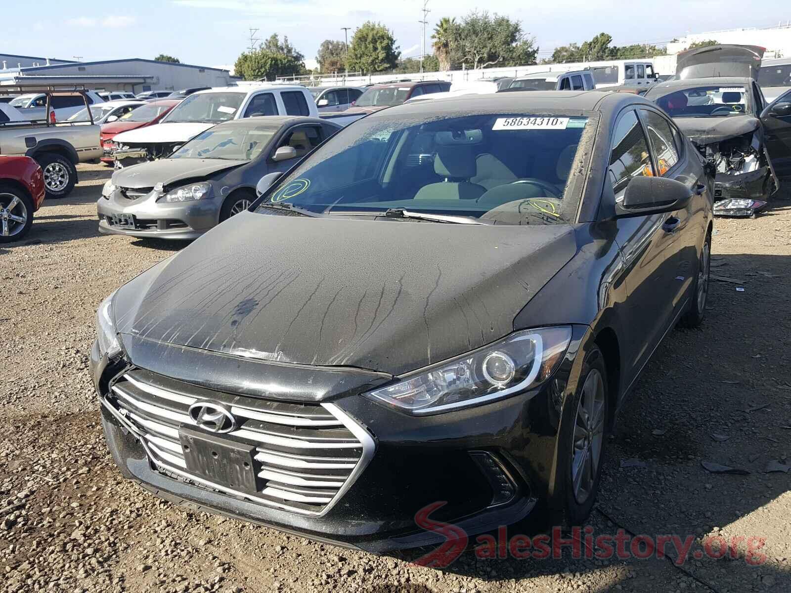 5NPD84LF8HH160529 2017 HYUNDAI ELANTRA