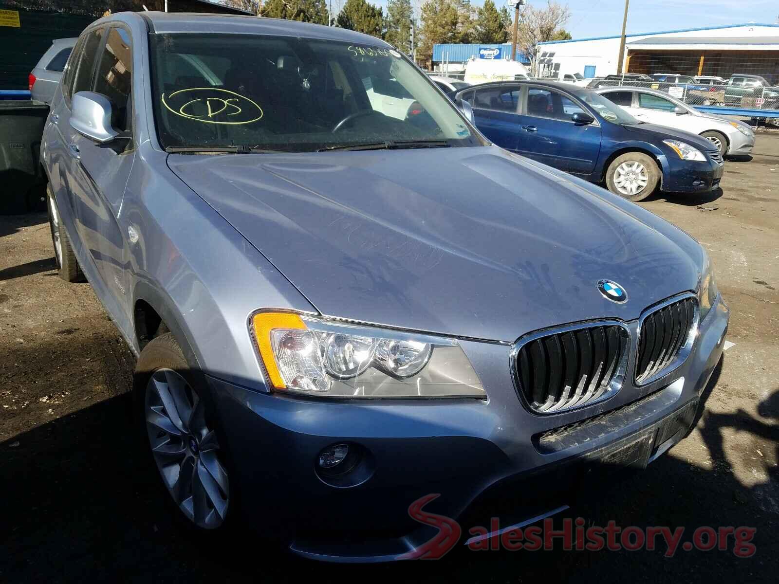 5UXWX9C53D0A12619 2013 BMW X3