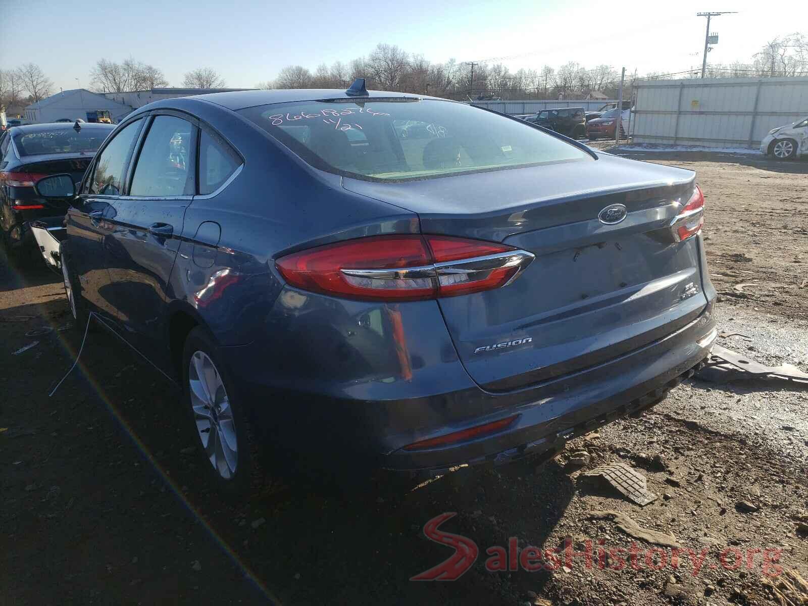 3FA6P0LU8KR273443 2019 FORD FUSION