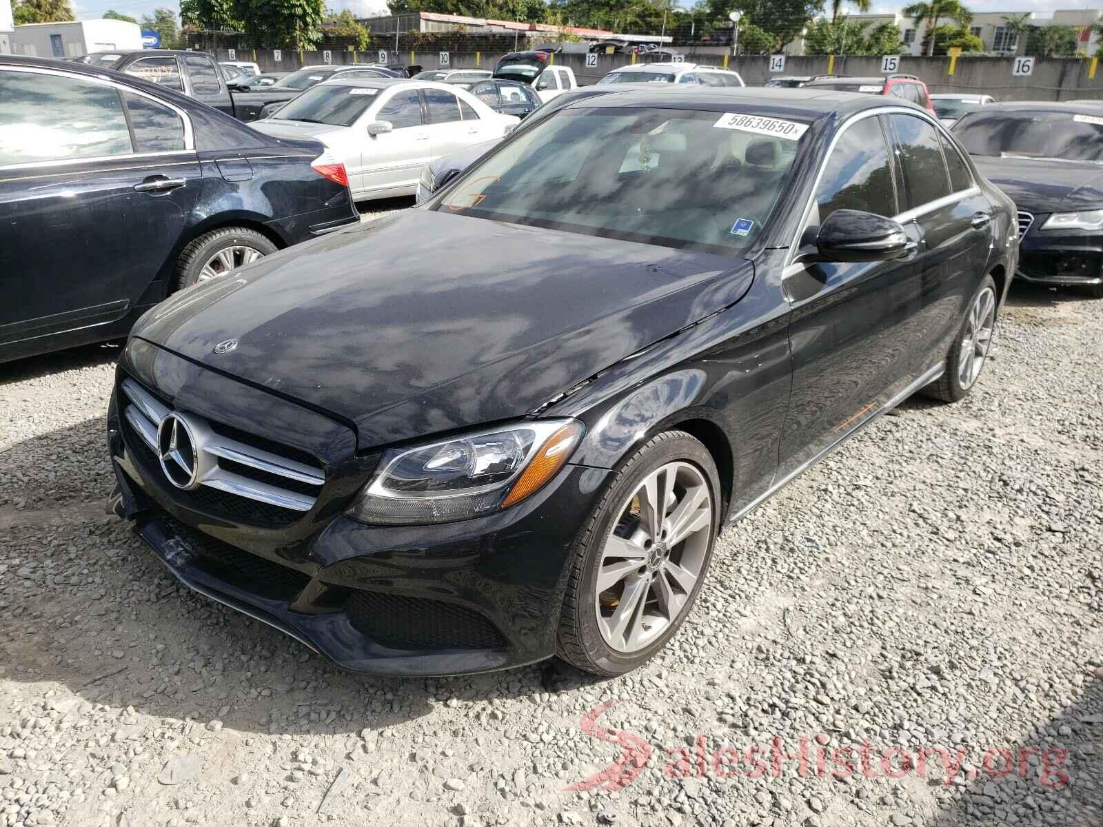 55SWF4JB8JU278968 2018 MERCEDES-BENZ C CLASS