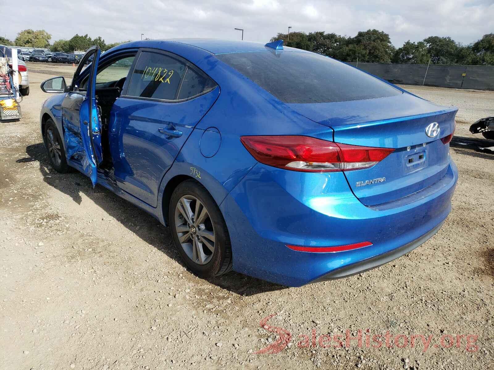 5NPD84LF9HH125174 2017 HYUNDAI ELANTRA