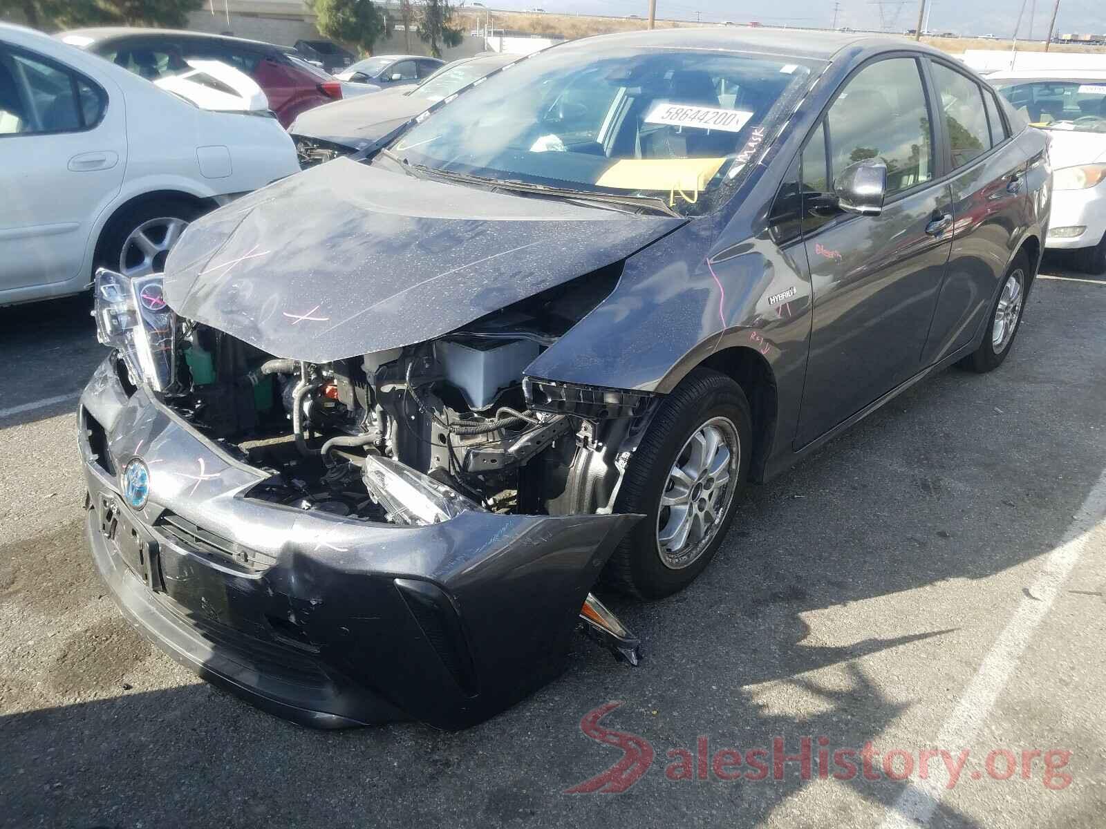 JTDKARFU0L3123661 2020 TOYOTA PRIUS