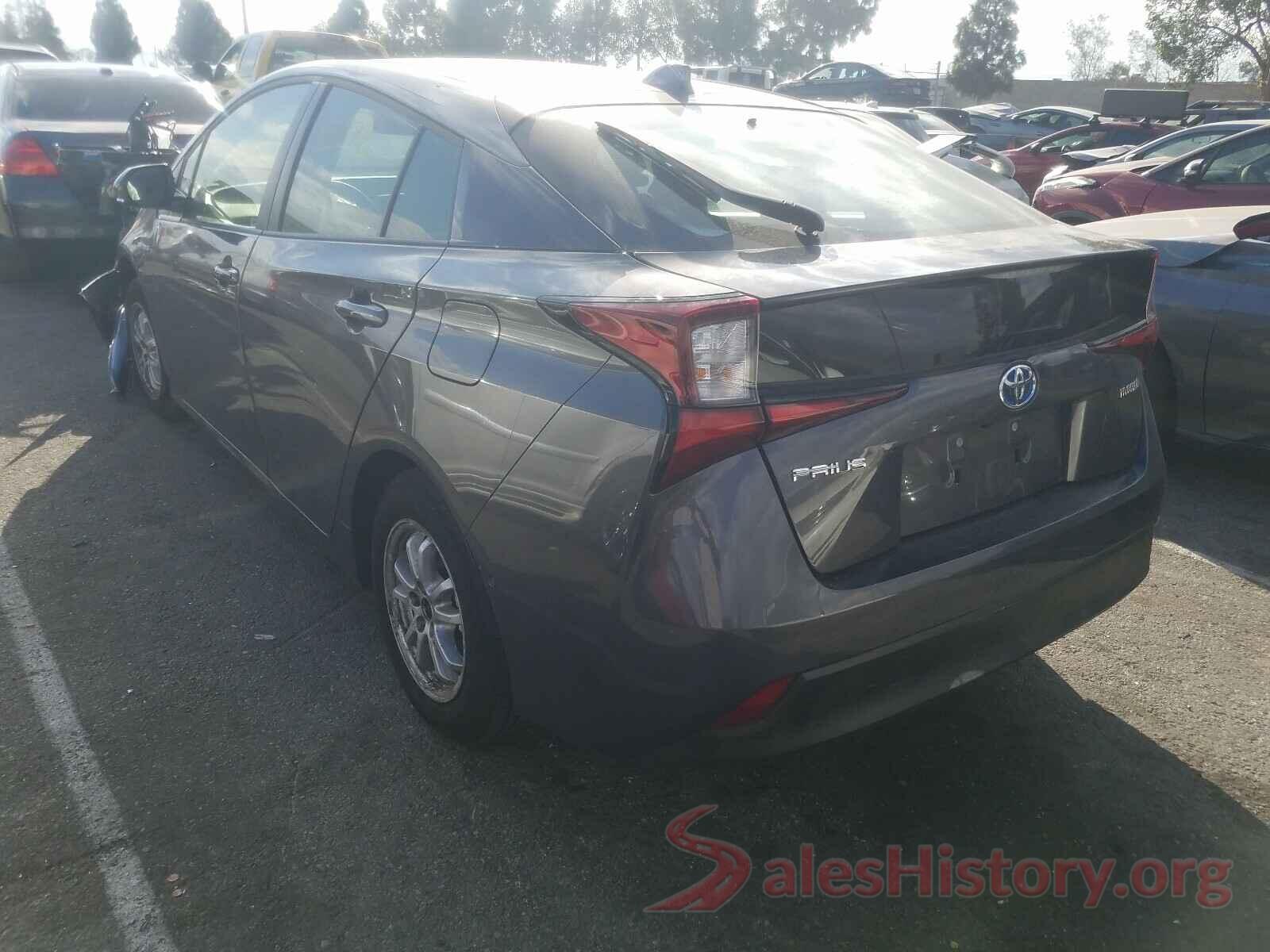 JTDKARFU0L3123661 2020 TOYOTA PRIUS