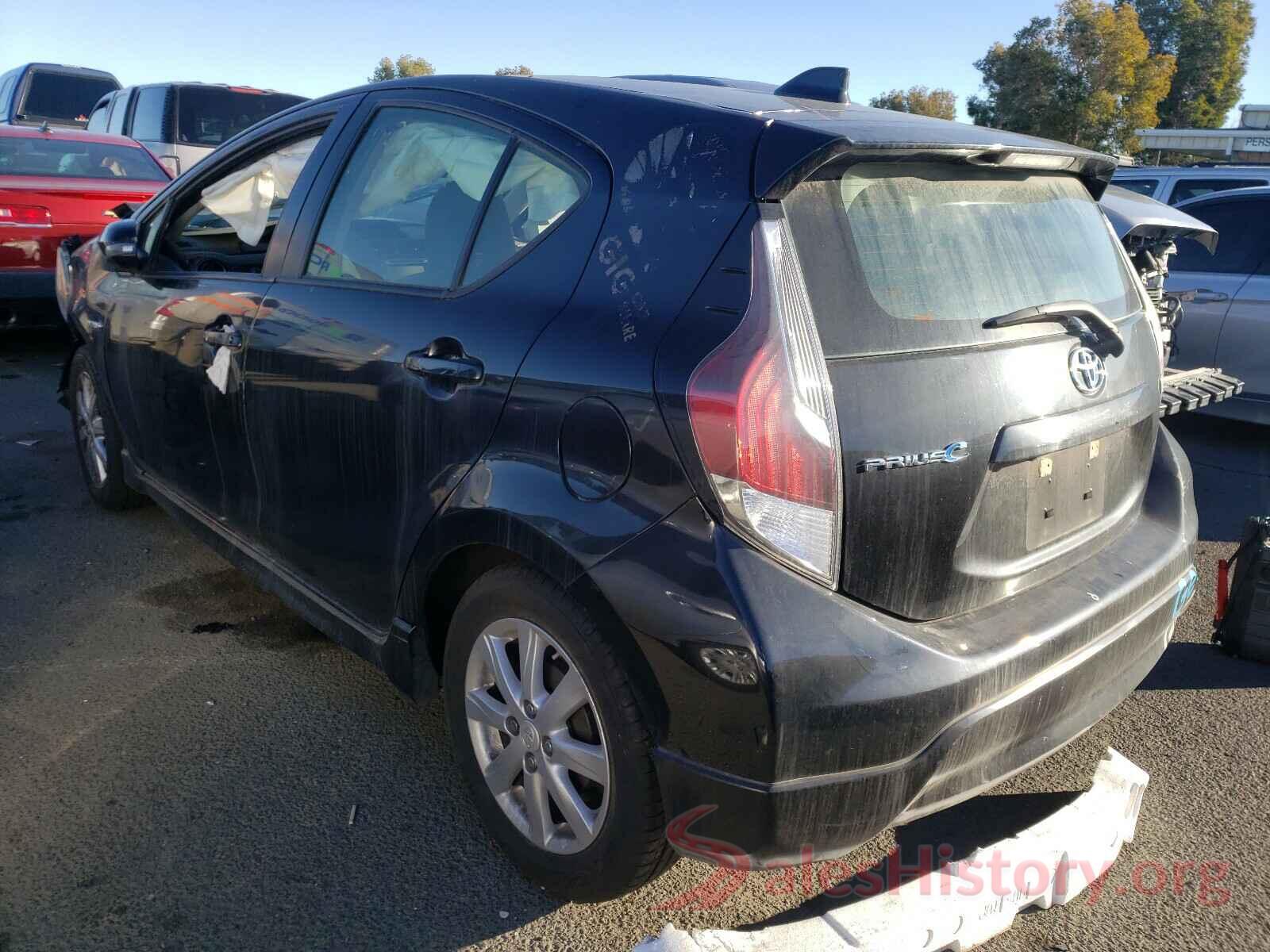 JTDKDTB32H1592030 2017 TOYOTA PRIUS