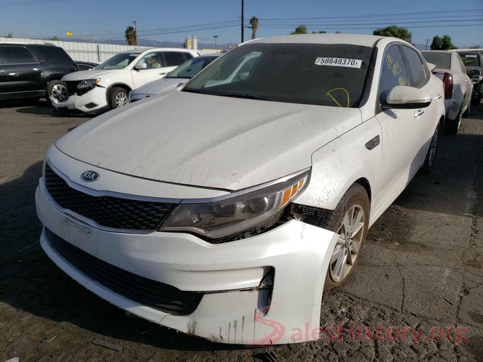 KNAGT4L38G5091225 2016 KIA OPTIMA