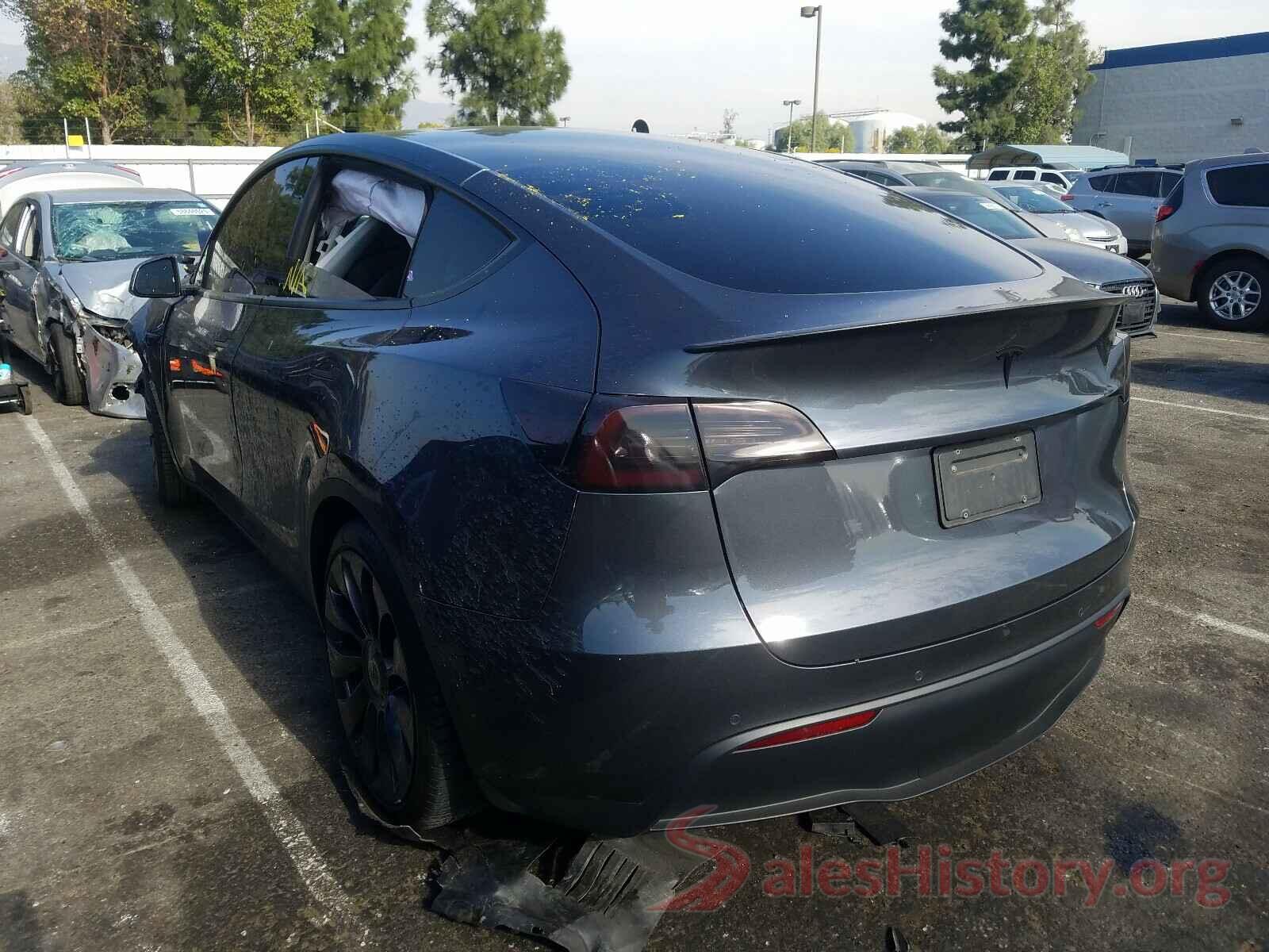 5YJYGDEF7LF003311 2020 TESLA MODEL Y