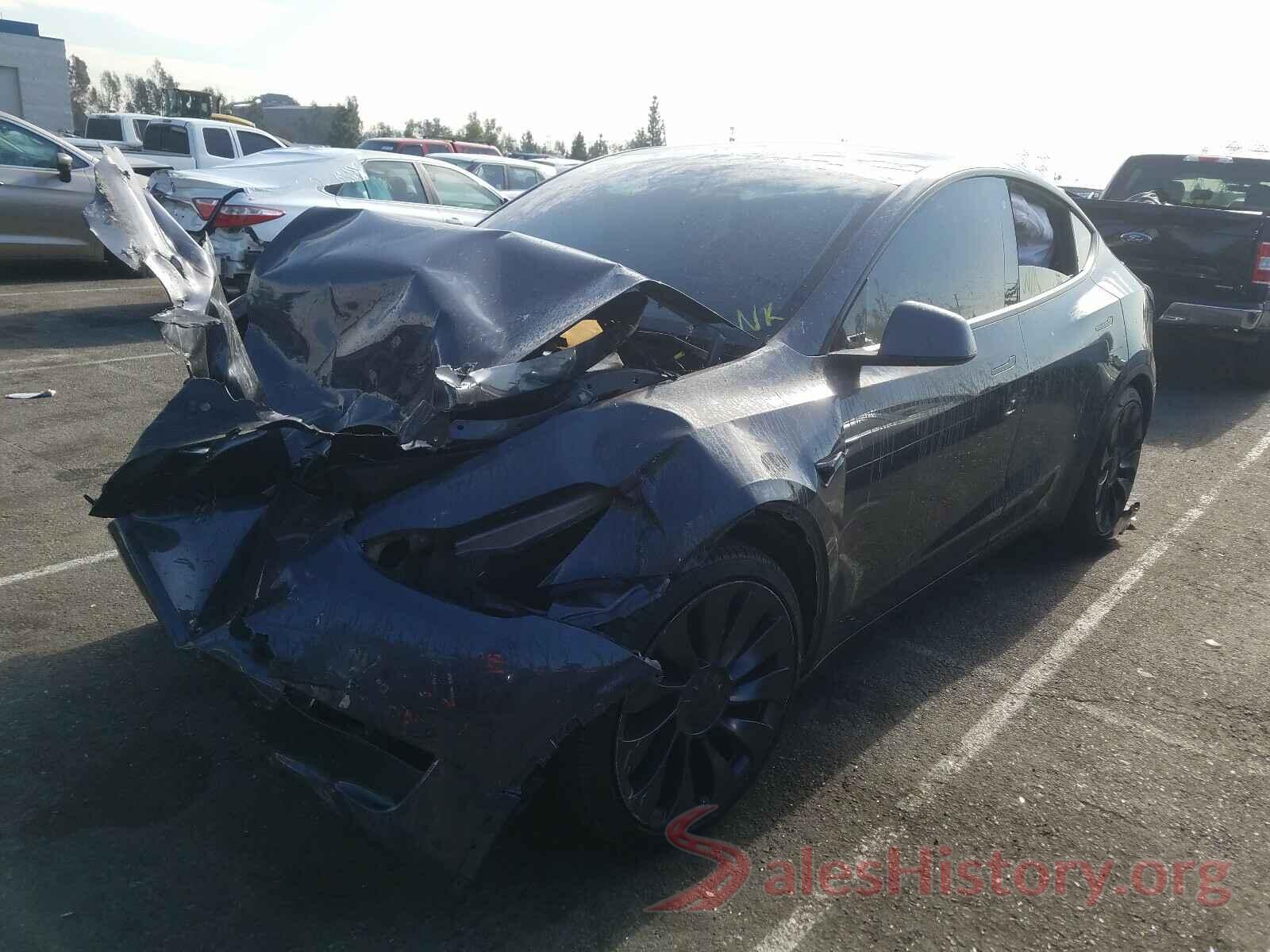 5YJYGDEF7LF003311 2020 TESLA MODEL Y