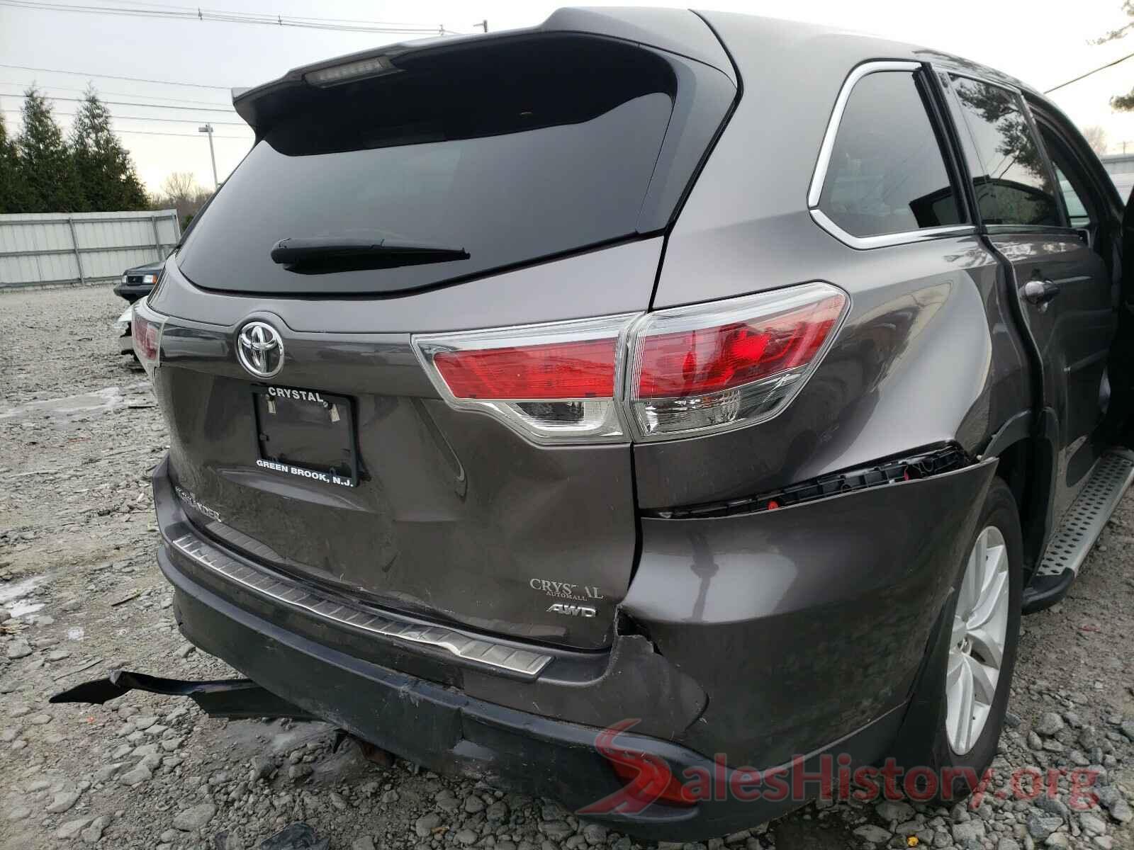 5TDBKRFH7GS307452 2016 TOYOTA HIGHLANDER