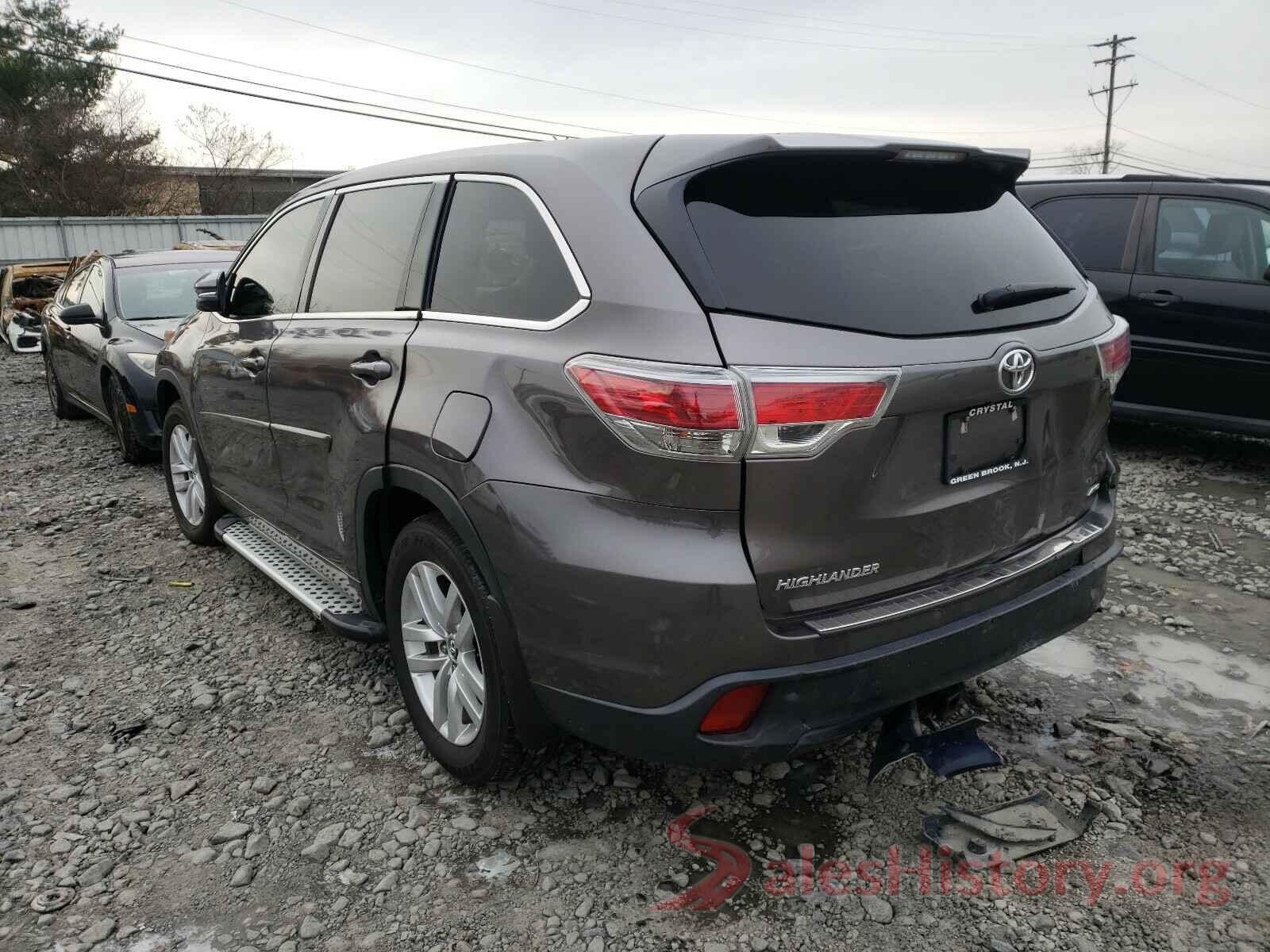 5TDBKRFH7GS307452 2016 TOYOTA HIGHLANDER