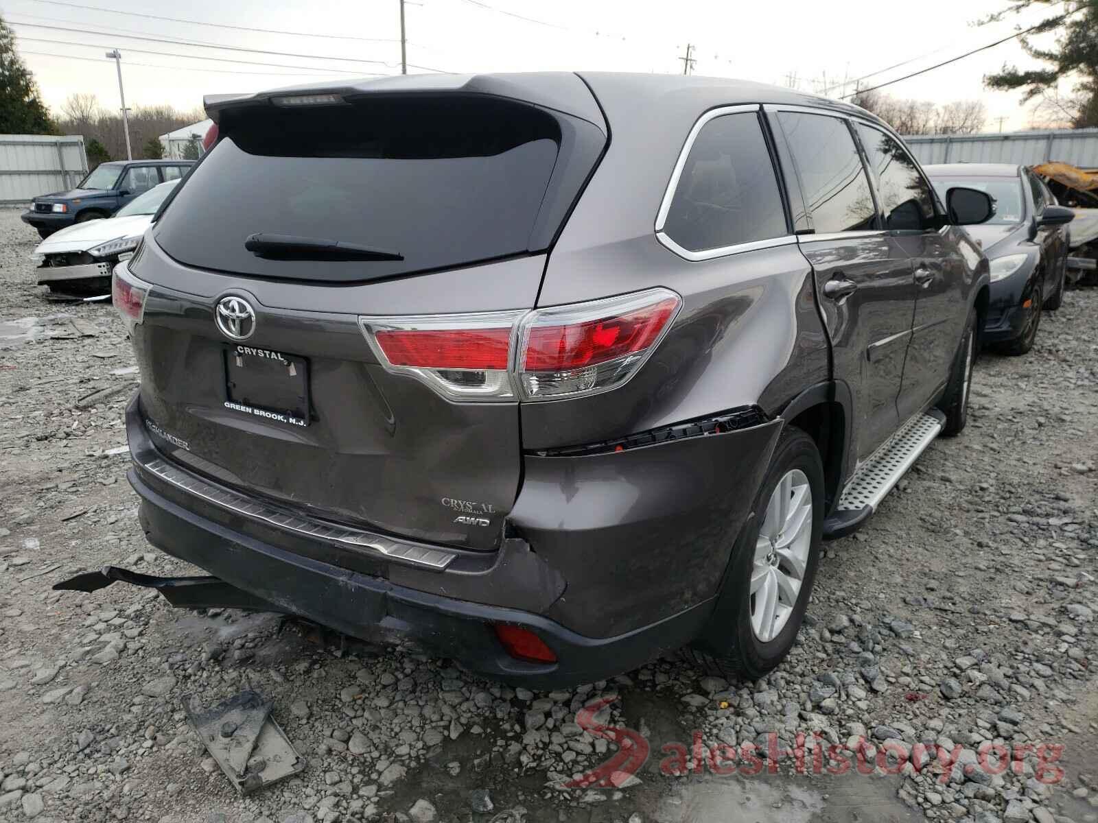 5TDBKRFH7GS307452 2016 TOYOTA HIGHLANDER