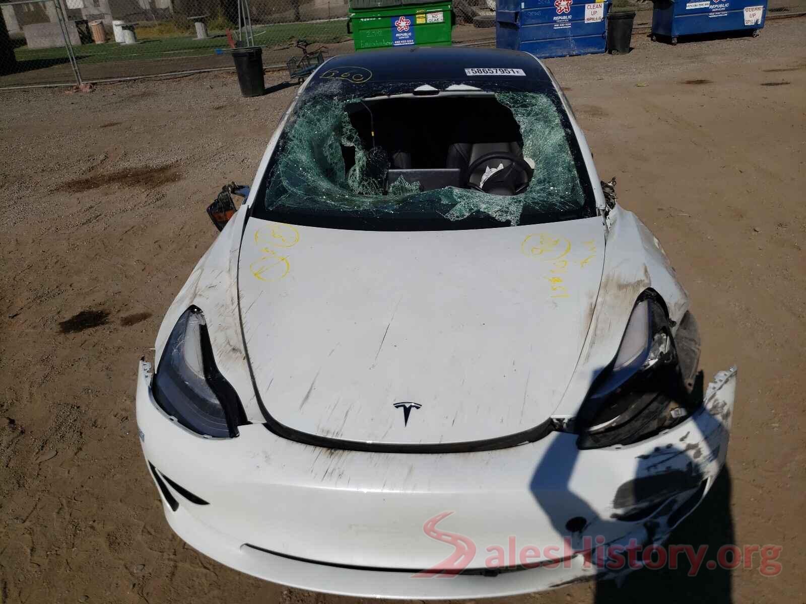 5YJ3E1EA7LF797522 2020 TESLA MODEL 3