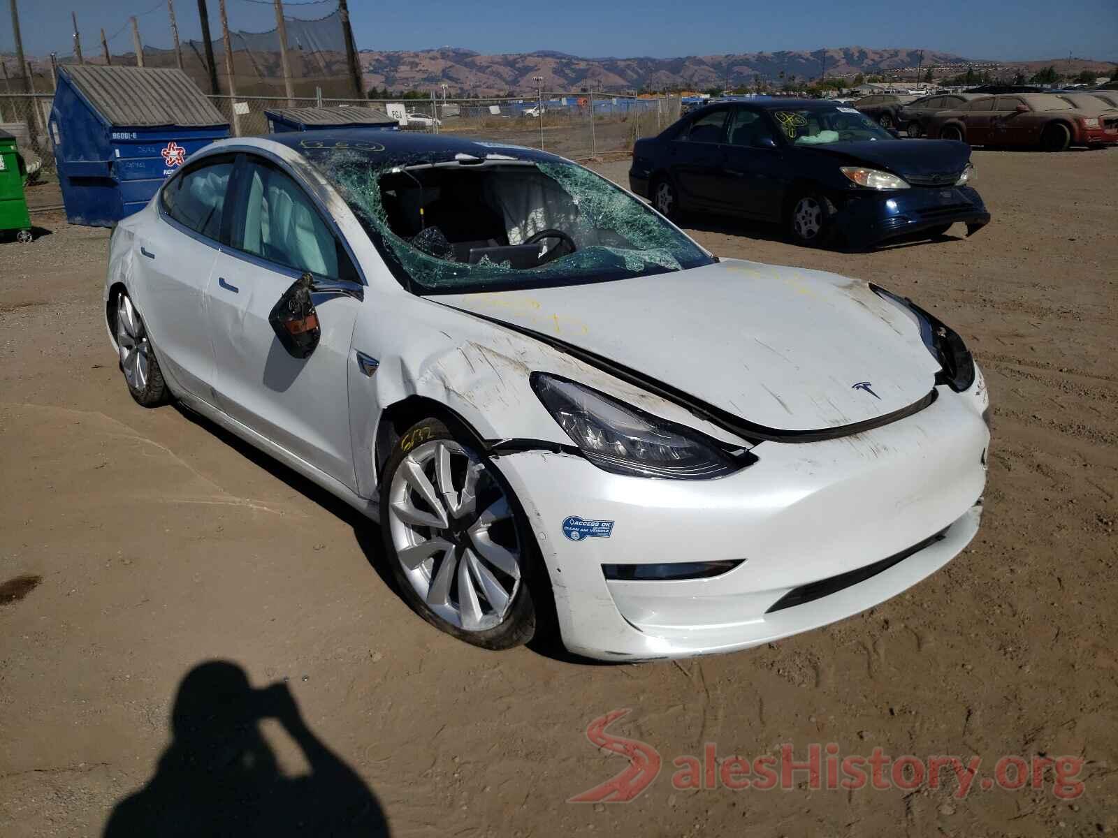 5YJ3E1EA7LF797522 2020 TESLA MODEL 3