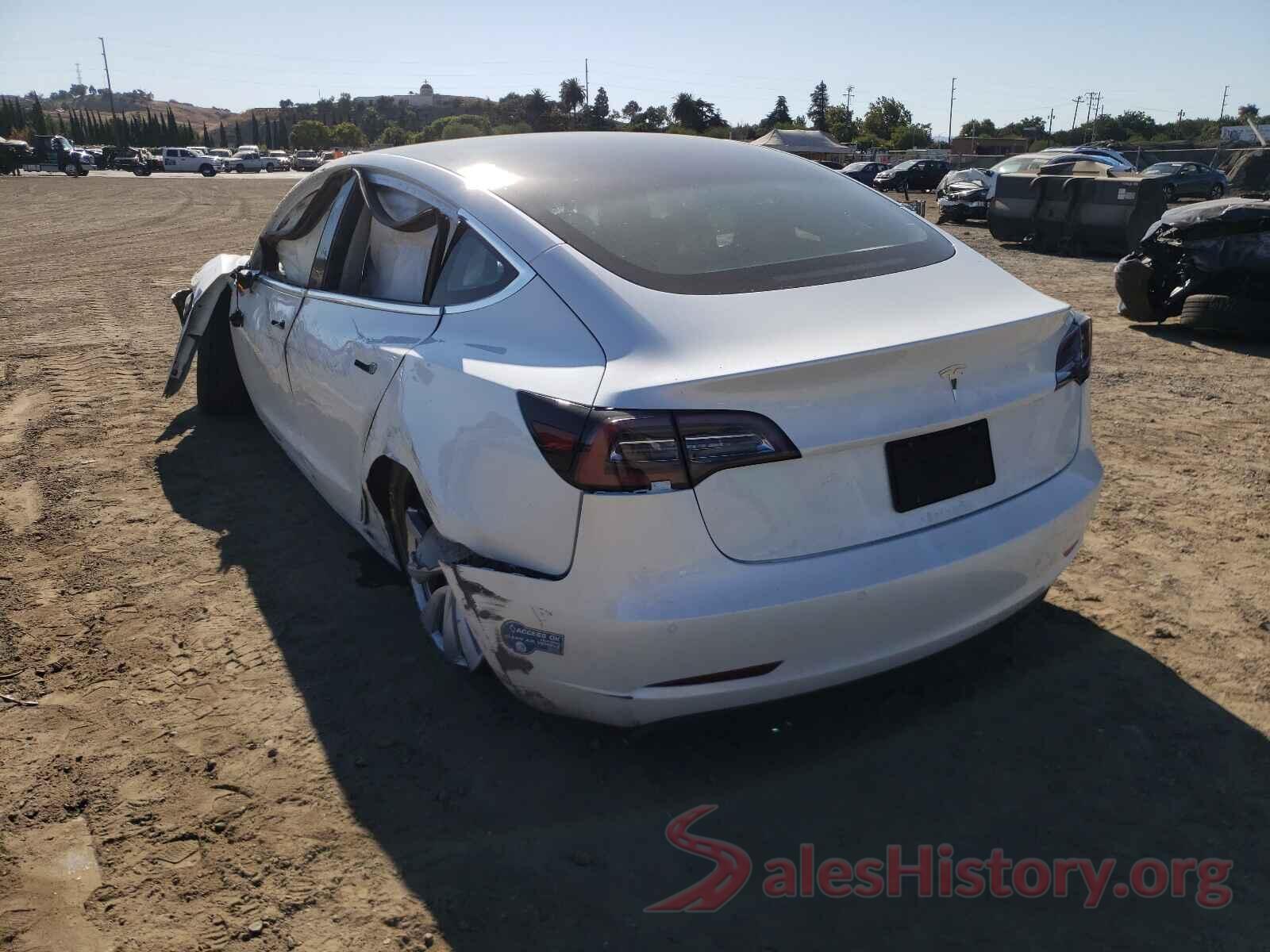 5YJ3E1EA7LF797522 2020 TESLA MODEL 3