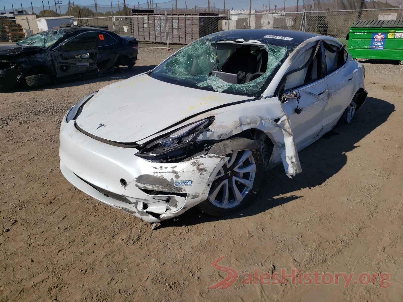 5YJ3E1EA7LF797522 2020 TESLA MODEL 3