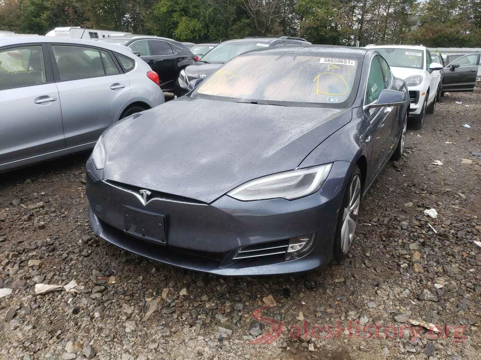 5YJSA1E25LF382781 2020 TESLA MODEL S