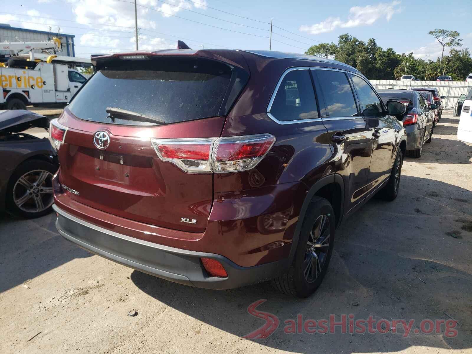 5TDKKRFH9GS181952 2016 TOYOTA HIGHLANDER