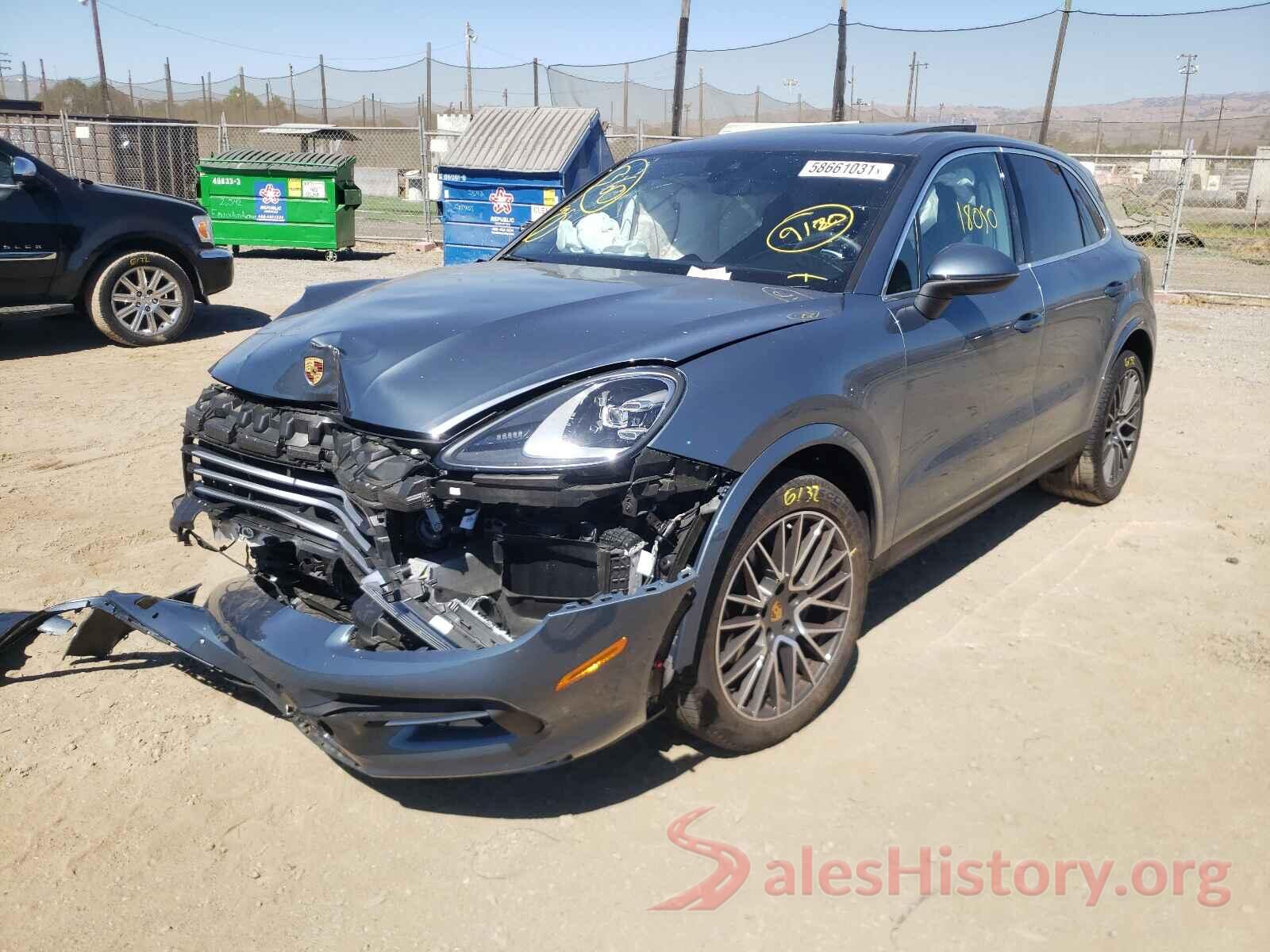 WP1AA2AY9KDA15236 2019 PORSCHE CAYENNE