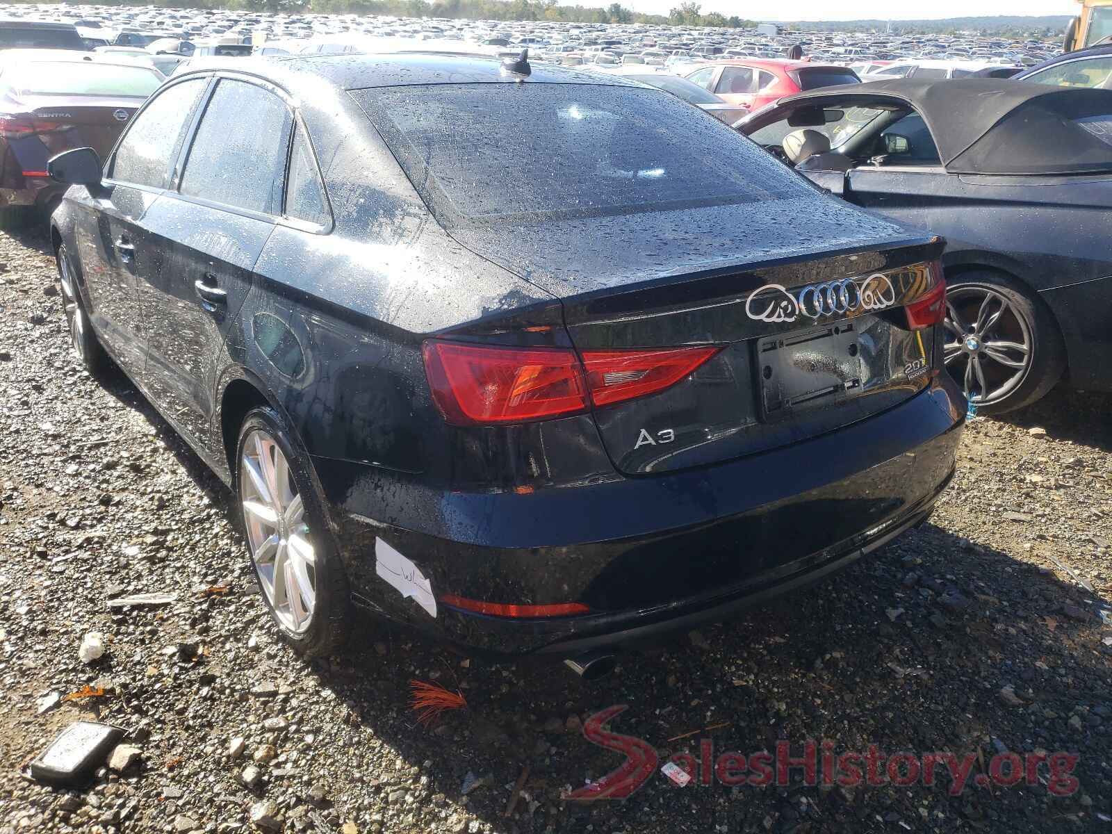 WAUB8GFF4G1052108 2016 AUDI A3