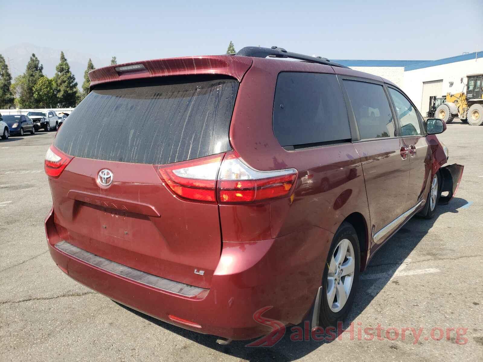 5TDKK3DCXGS711835 2016 TOYOTA SIENNA