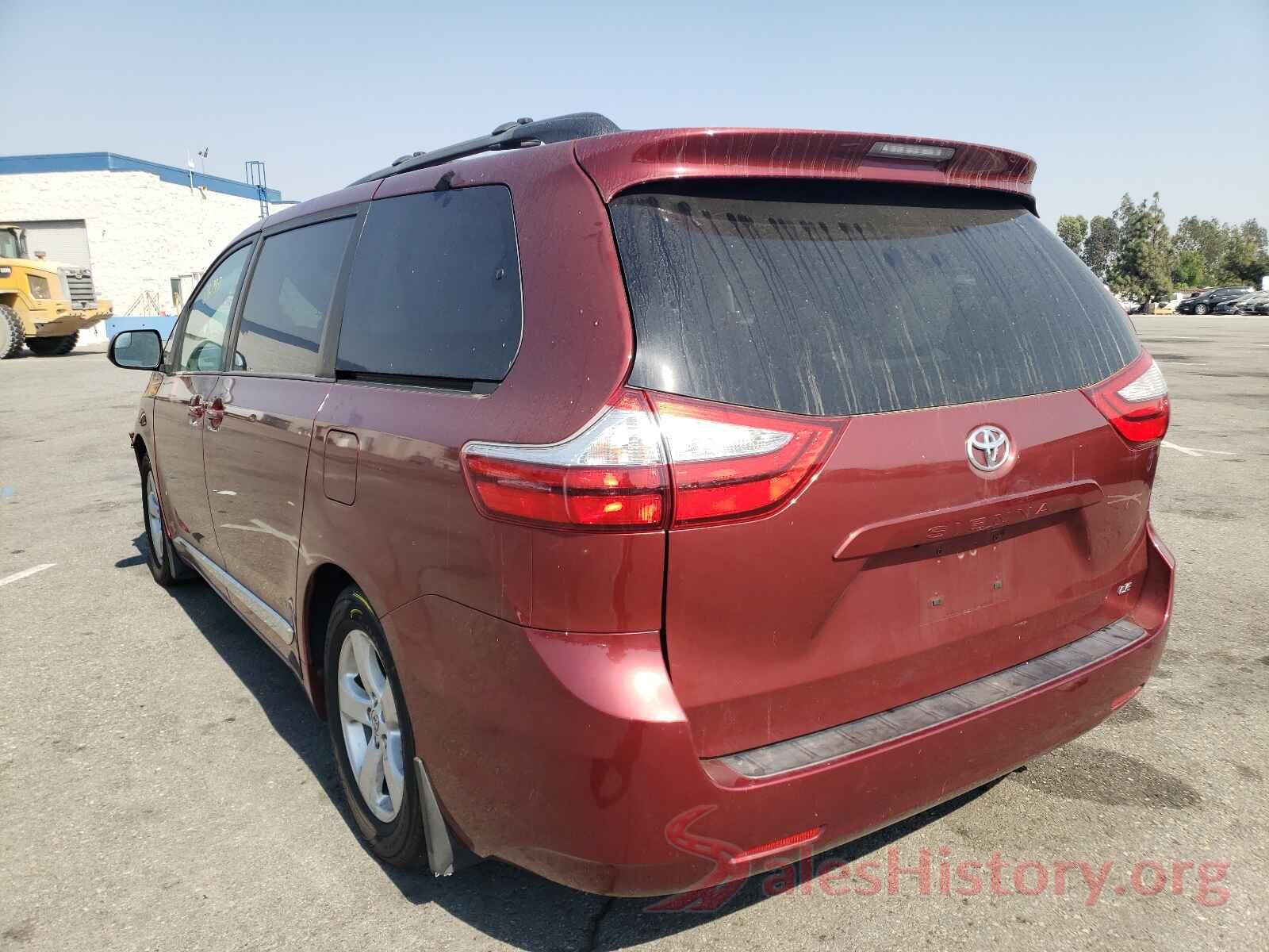 5TDKK3DCXGS711835 2016 TOYOTA SIENNA