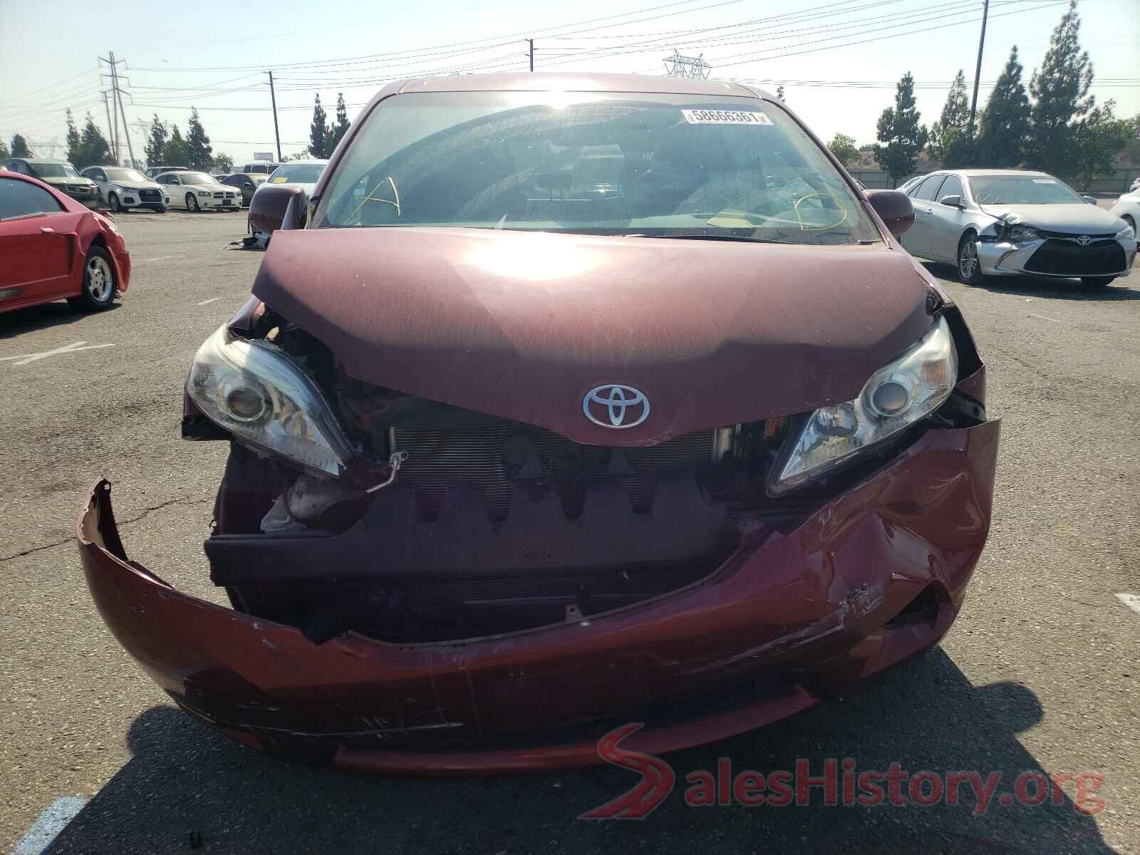 5TDKK3DCXGS711835 2016 TOYOTA SIENNA