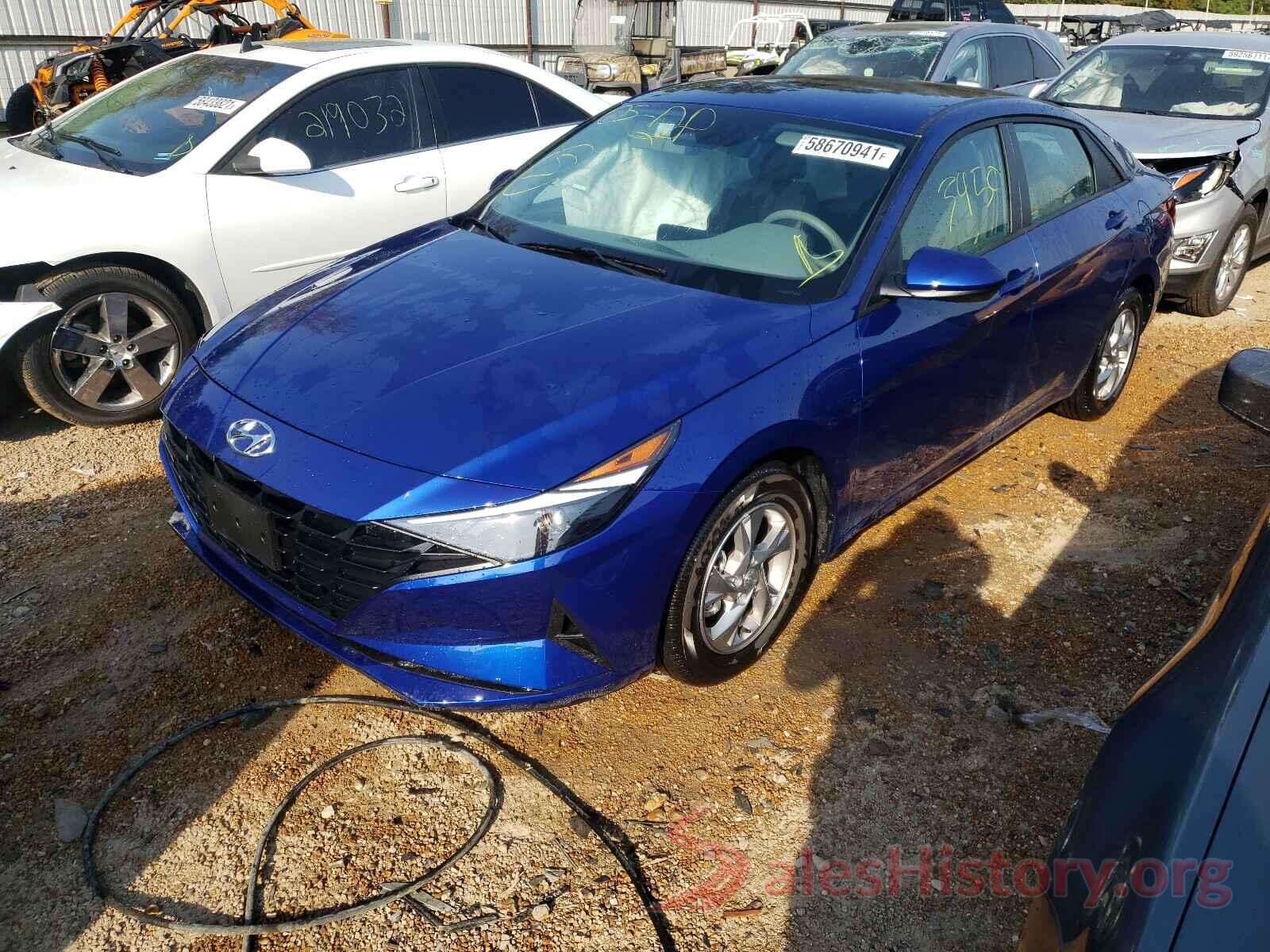 5NPLL4AG6MH015067 2021 HYUNDAI ELANTRA