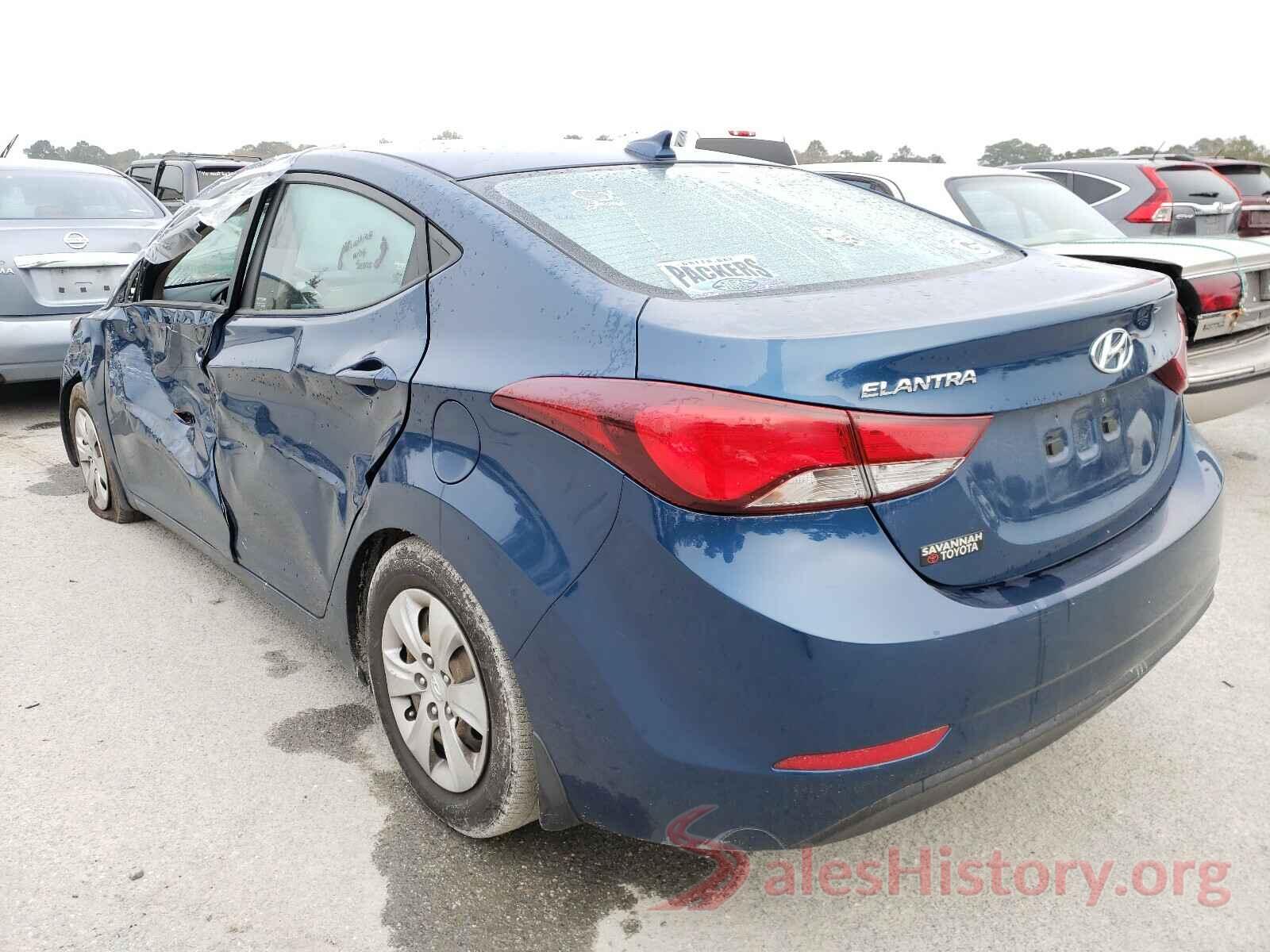 KMHDH4AE8GU557667 2016 HYUNDAI ELANTRA