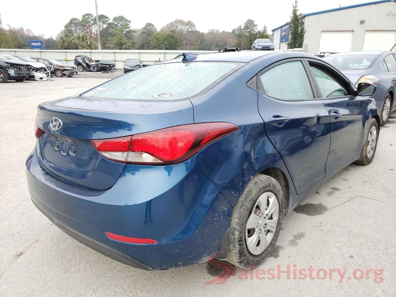 KMHDH4AE8GU557667 2016 HYUNDAI ELANTRA