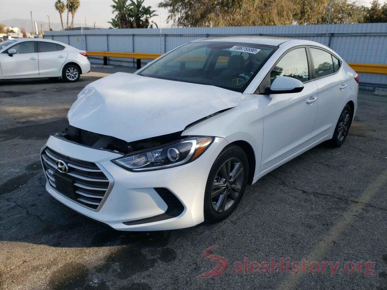 5NPD84LF7JH329302 2018 HYUNDAI ELANTRA