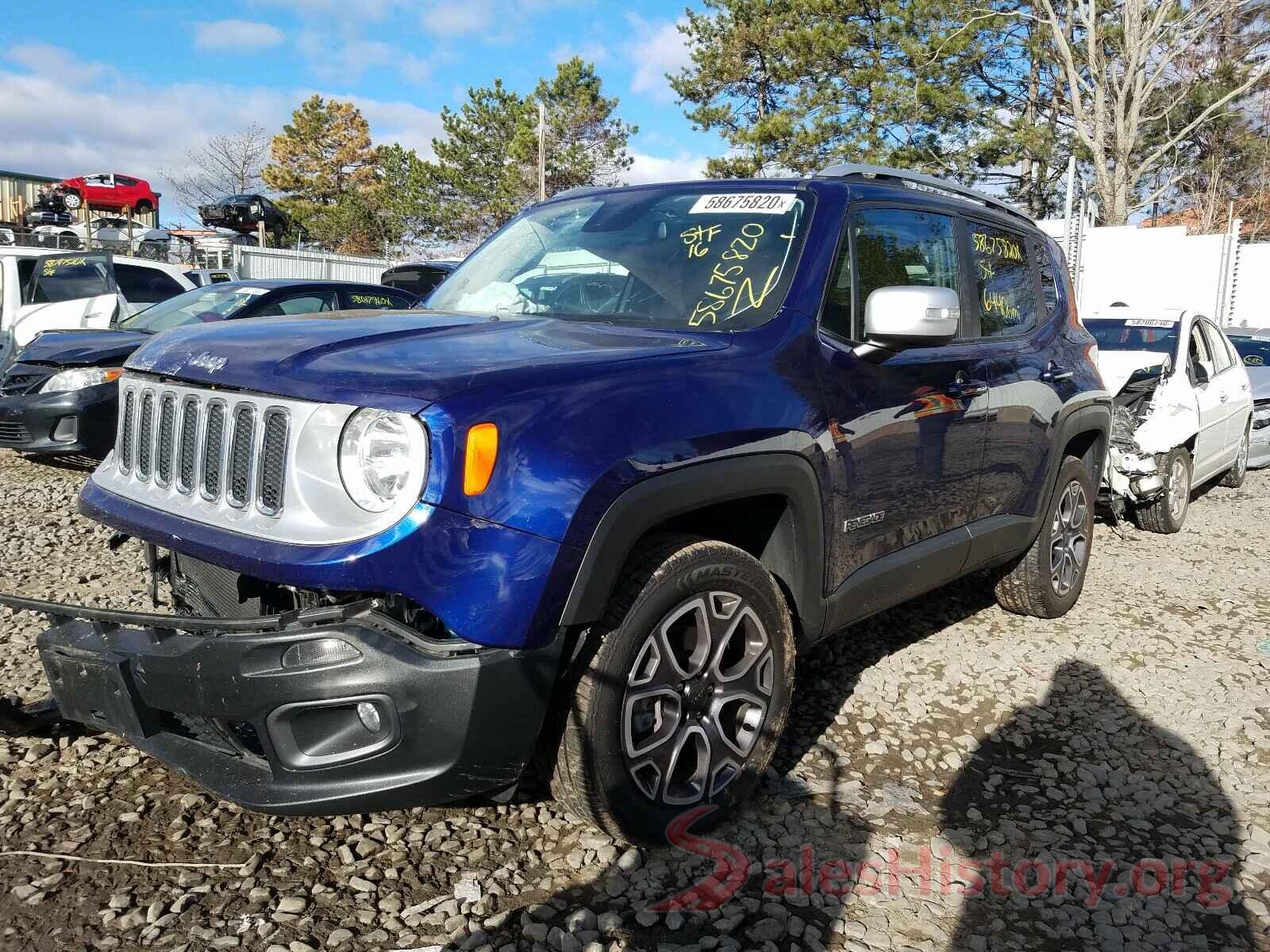 ZACCJBDT8GPD01520 2016 JEEP RENEGADE